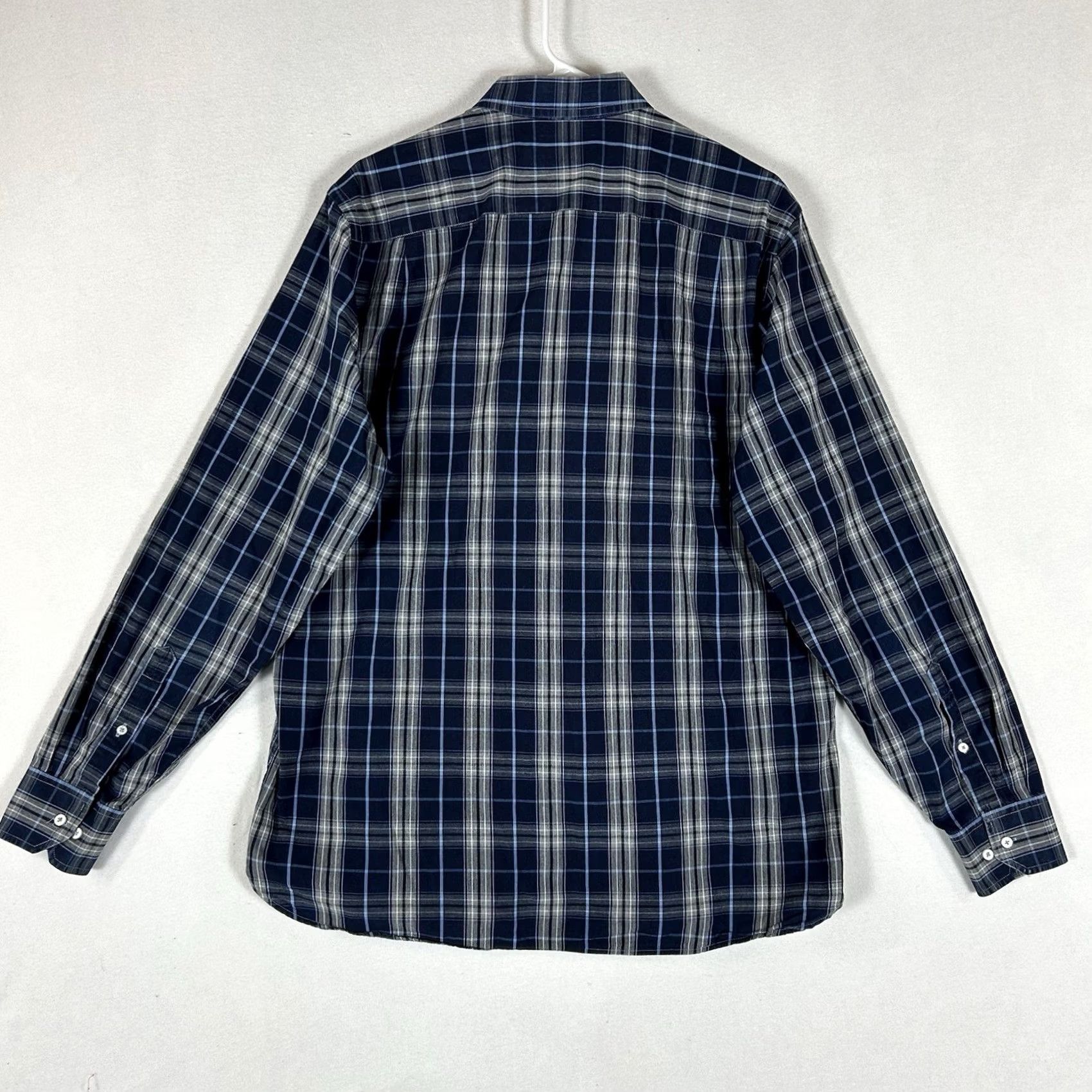 Southern Tide Southern Tide Blue Plaid Long Sleeve Button-Up Shirt Mens Large Size US L / EU 52-54 / 3 - 5 Thumbnail