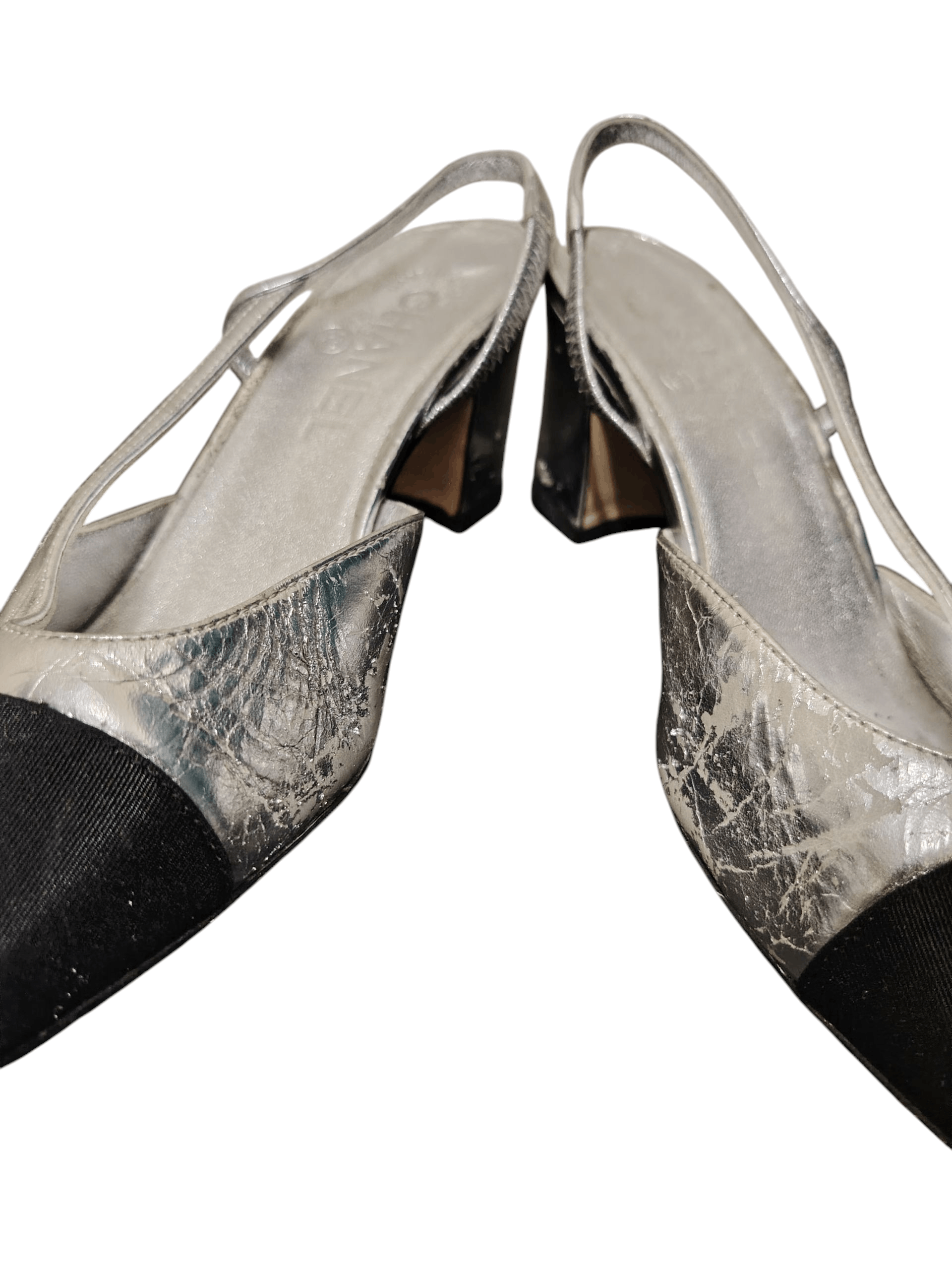 Chanel Distressed Chanel Heels Size US 6.5 / IT 36.5 - 5 Thumbnail