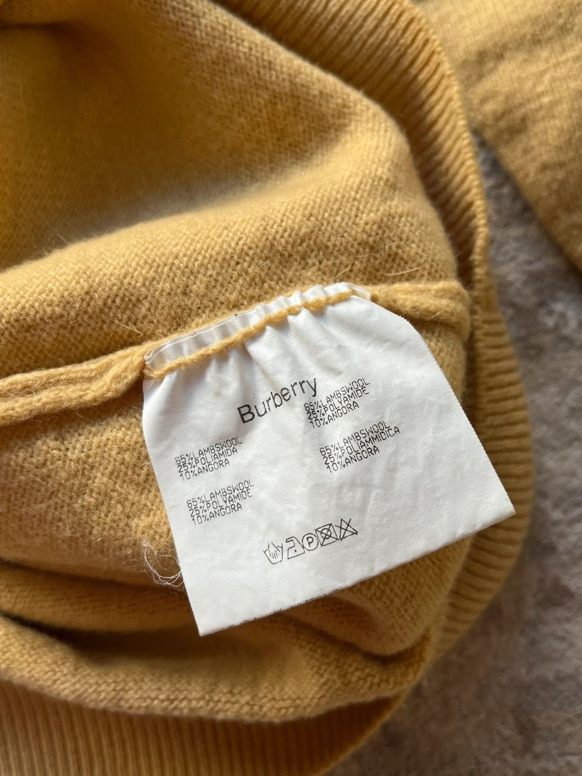 Burberry Burberry London Reblox Sz 9 / XXL Men's 65% Lambs Wool 2000s Size US XXL / EU 58 / 5 - 4 Thumbnail