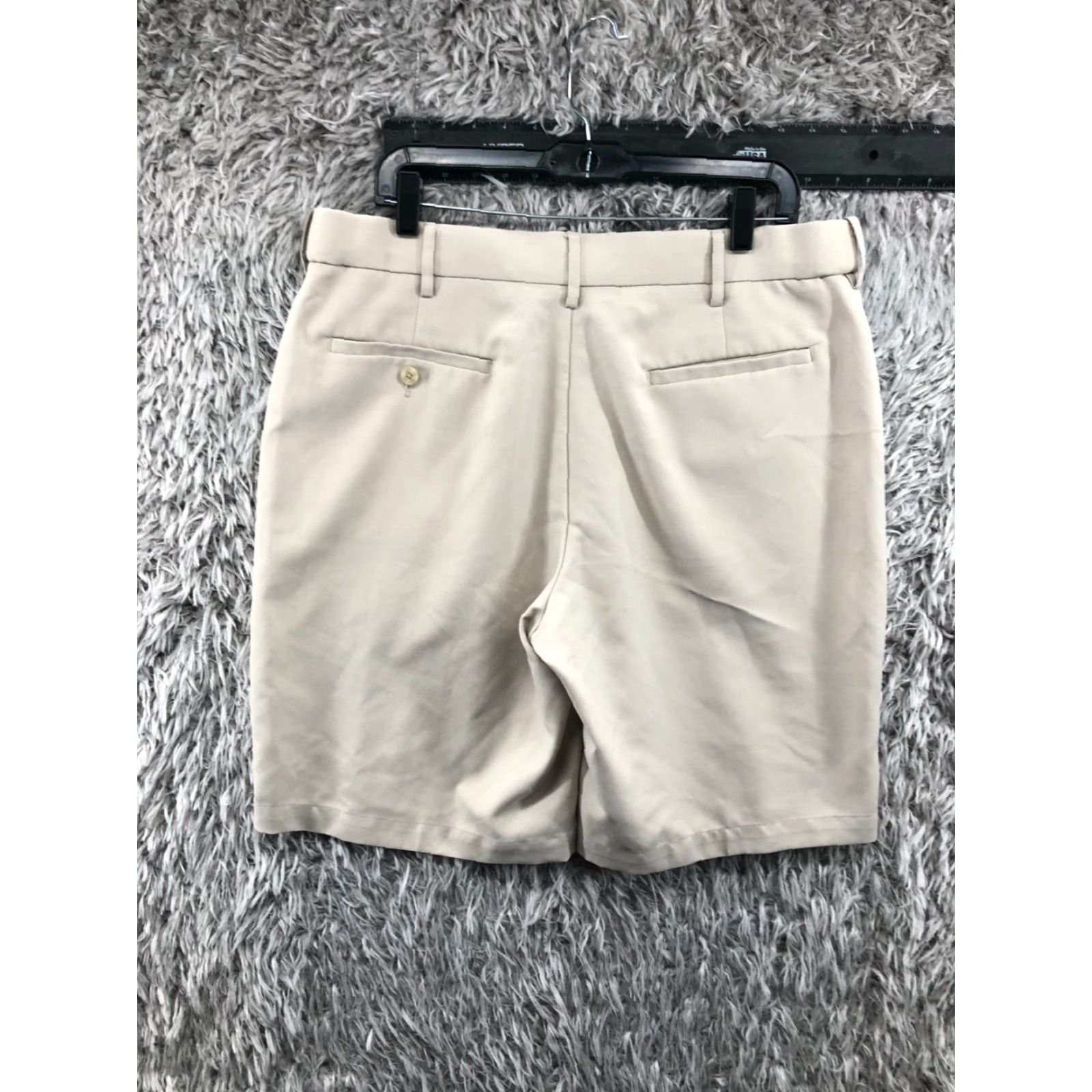 Vintage VINTAGE Grand Slam Golf Shorts Mens Size 36 Bermuda 5-Pocket Beige Regular Mid Rise Cotton Blend Microfiber Logo - 10In Inseam Size US 36 / EU 52 - 4 Thumbnail