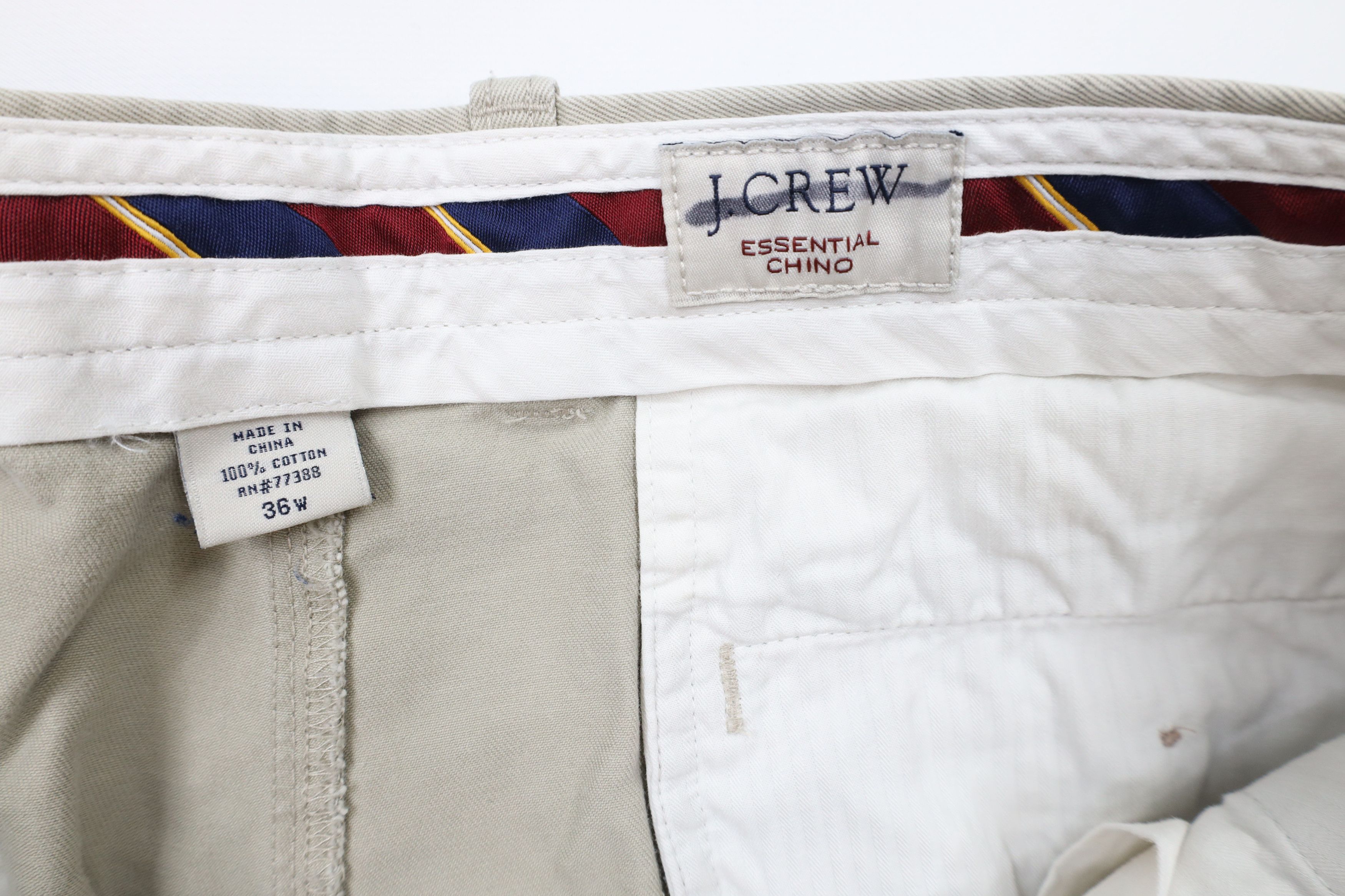 J.Crew × Vintage Vintage J Crew Essential Chinos Chino Pants Khaki Cotton Size US 36 / EU 52 - 7 Thumbnail