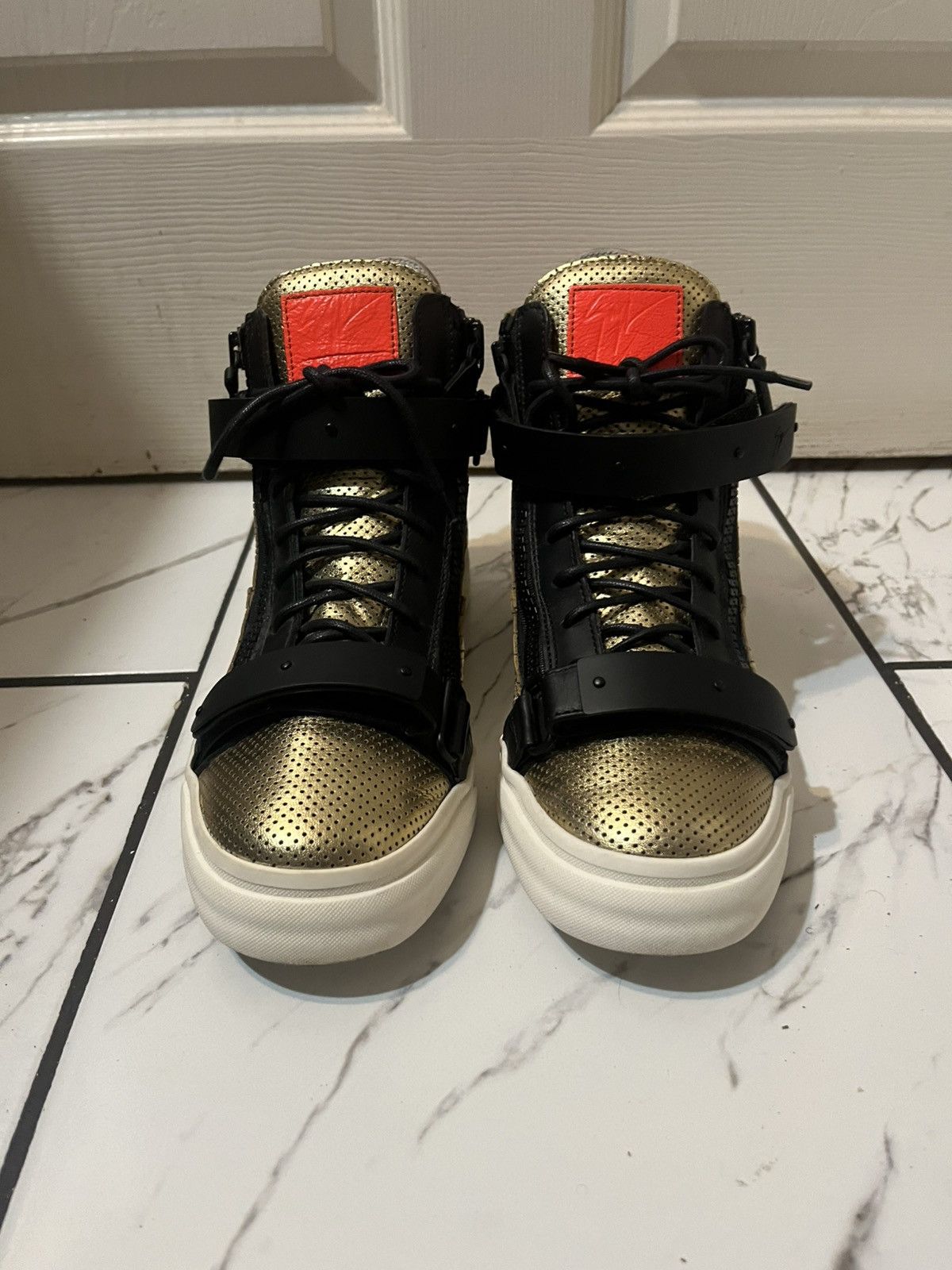 Giuseppe Zanotti Giuseppe Zanotti High-Top Sneakers (EU 42) Size US 9 / EU 42 - 6 Thumbnail