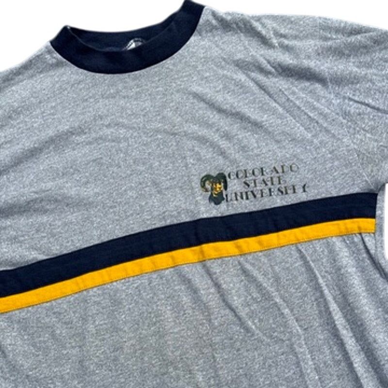 Champion 70s Champion Blue Bar Ringer T-Shirt Colorado State Rams L Size US L / EU 52-54 / 3 - 1 Thumbnail