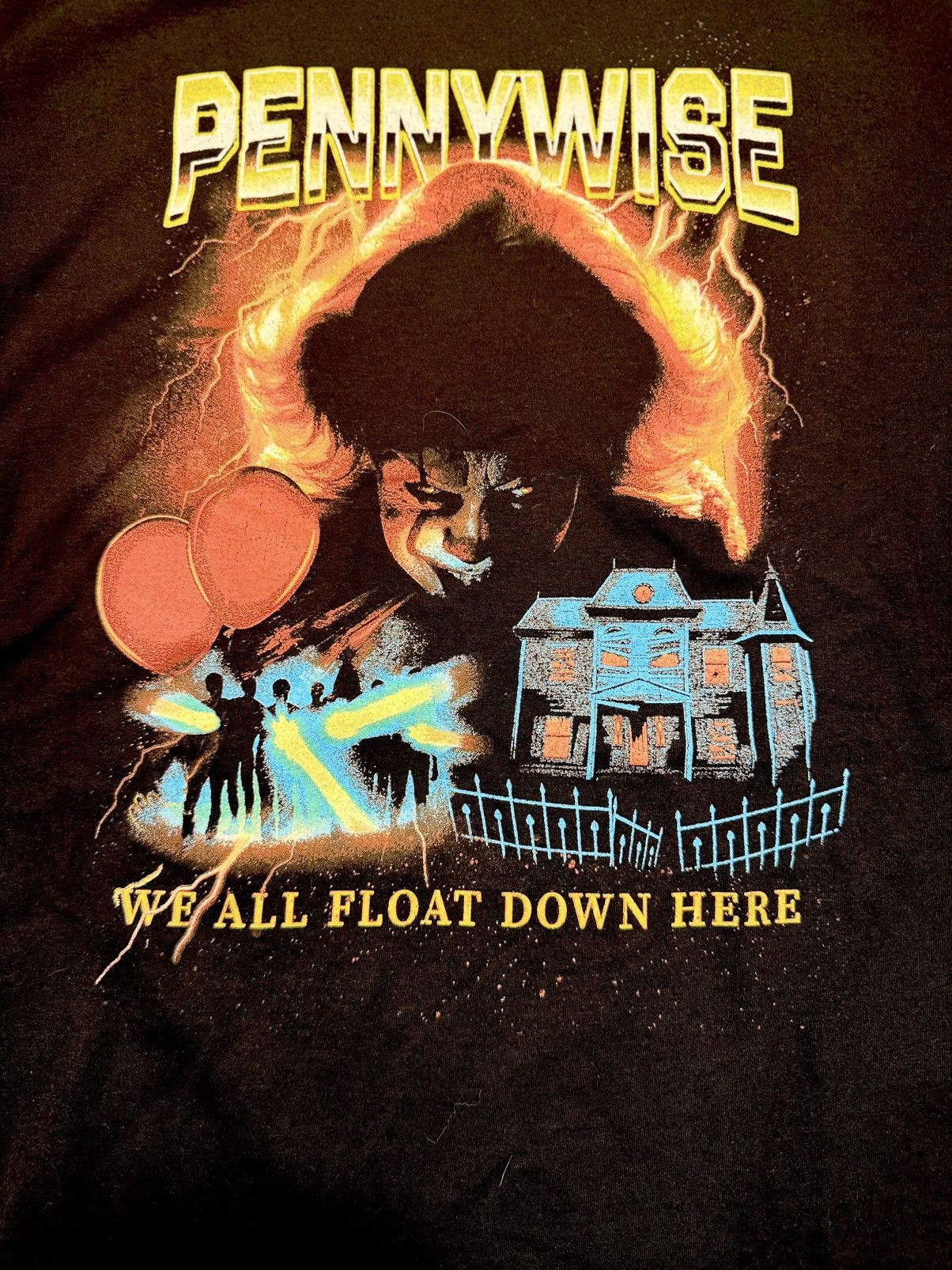 Vintage “Pennywise IT” Vintage Graphic T-Shirt Size US L / EU 52-54 / 3 - 3 Thumbnail