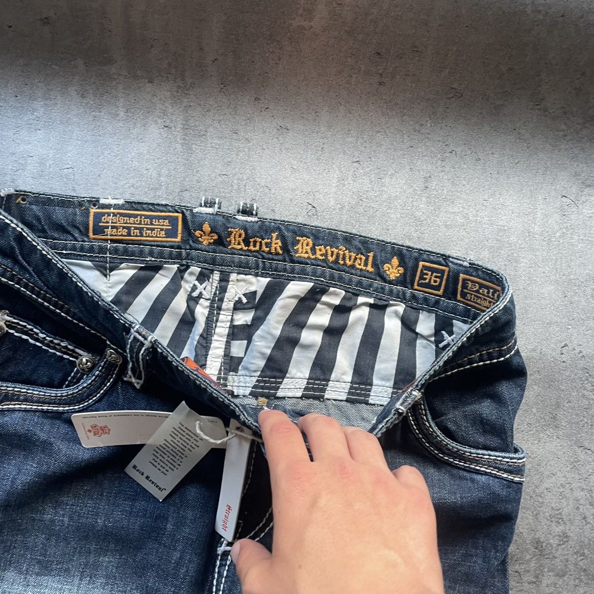 Rock Revival × Vintage NWT Rock Revival Dali Chrome Hearts Style Pants Size US 36 / EU 52 - 6 Thumbnail