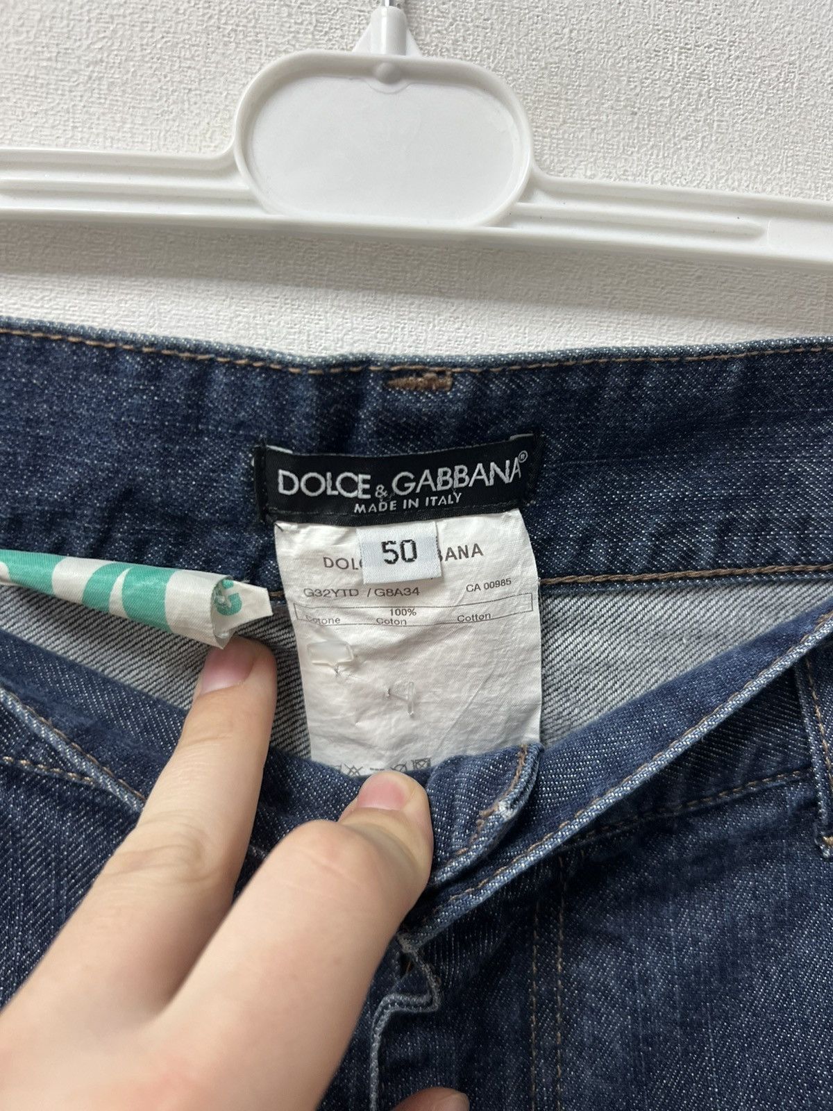 Dolce & Gabbana Dolce & Gabbana Jeans Vintage Size 50 Navy Mens Size US 34 / EU 50 - 8 Thumbnail