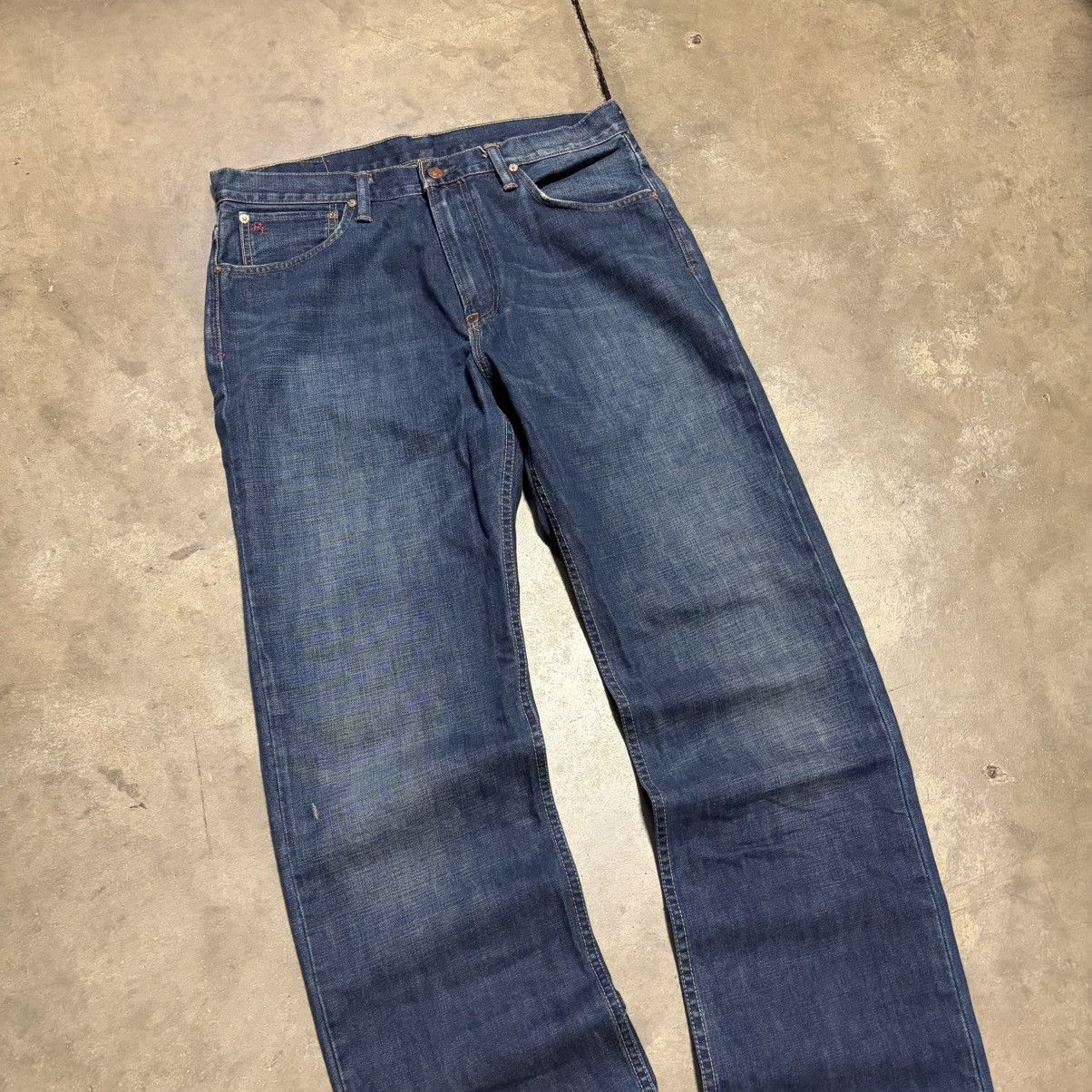 Polo Ralph Lauren Vintage Polo Ralph Lauren Jeans Vintage 67 Straight Washed Size US 33 - 3 Thumbnail