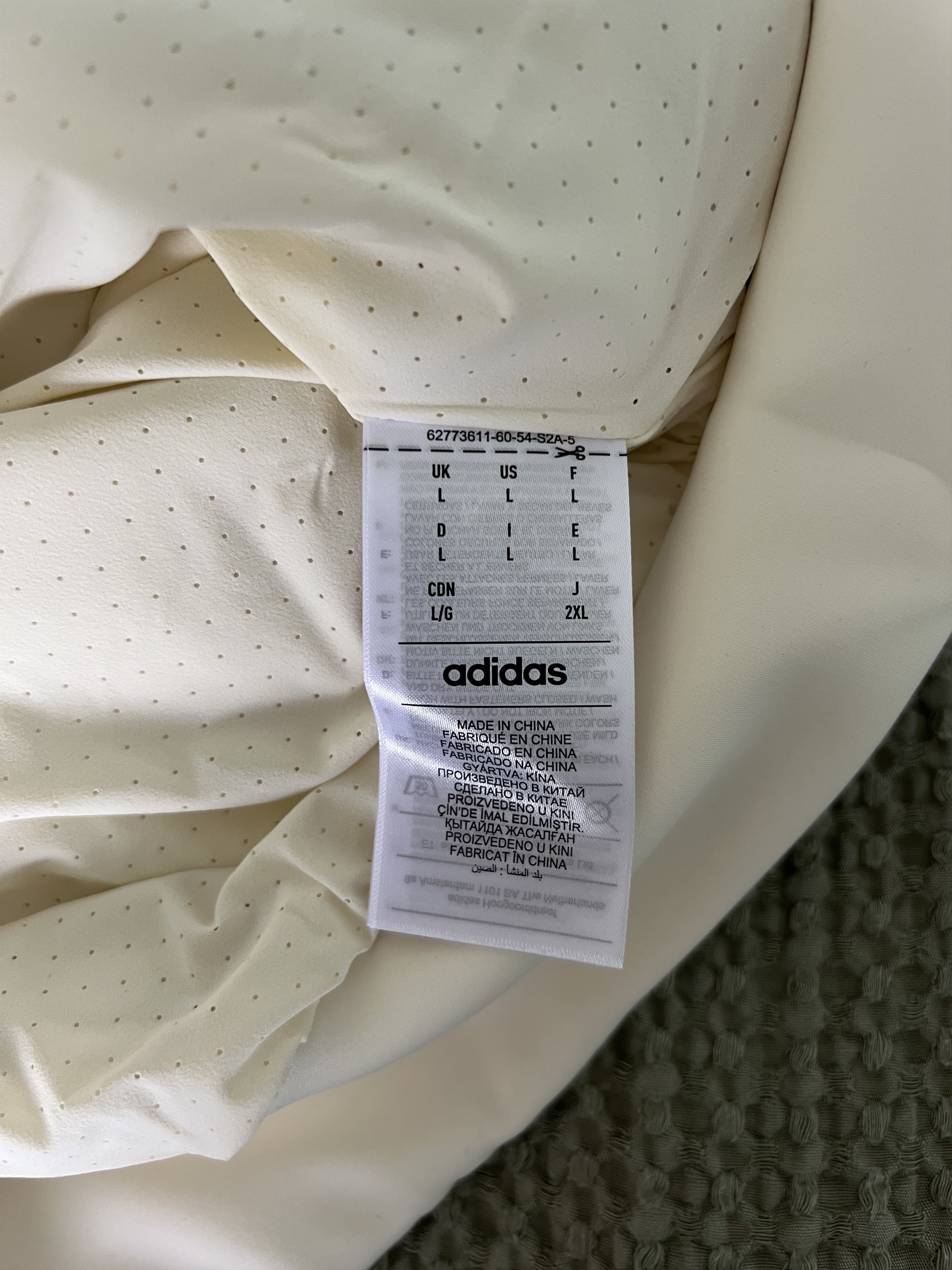 Adidas × Fear of God Adidas Fear of God Athletics Fleece Track Jacket in Oatmeal Size US L / EU 52-54 / 3 - 10 Thumbnail