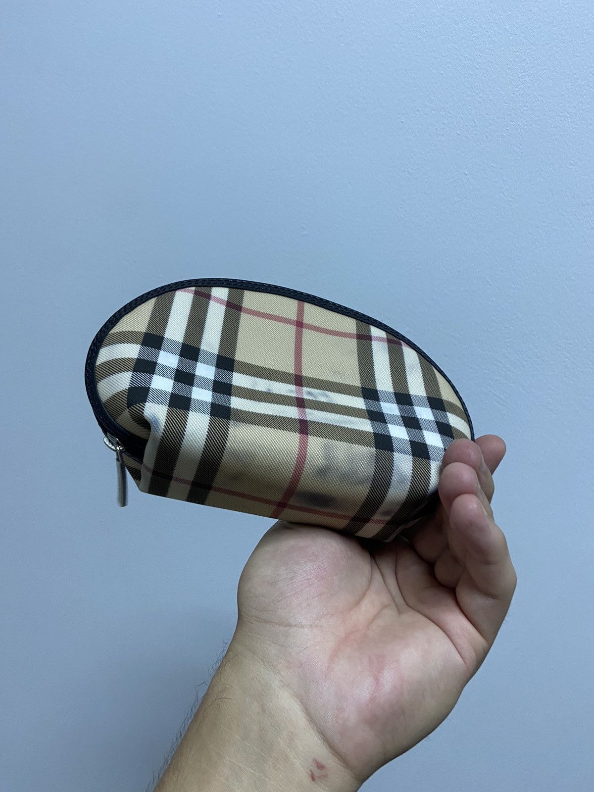 Burberry × Vintage Burberry Small Bag Vintage Nova Check Logo Luxury Size ONE SIZE - 8 Thumbnail
