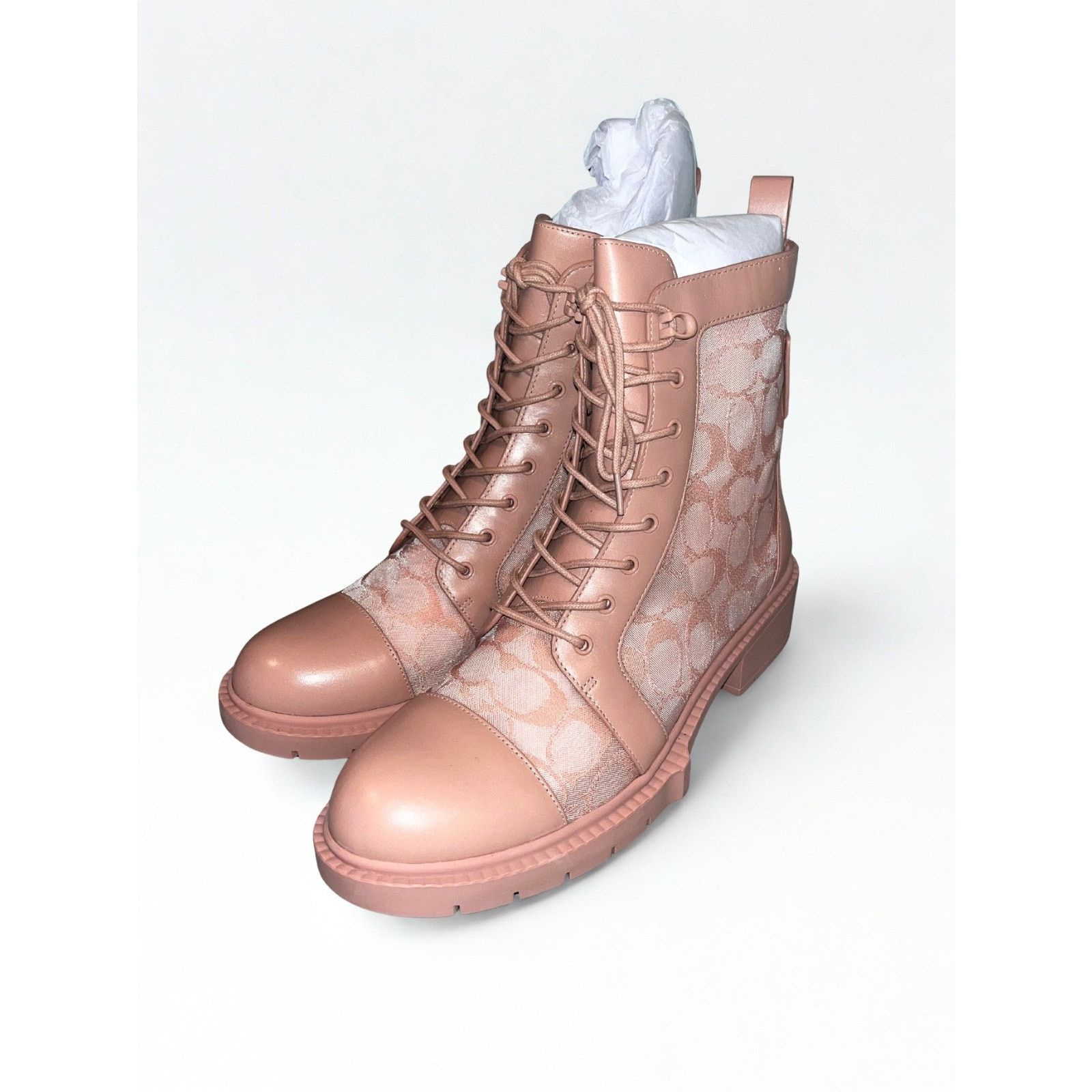 Coach Coach Lana Mesh Bootie C4401 Dusty Rose Women’s Sz 9B NIB Size US 9 / IT 39 - 10 Thumbnail