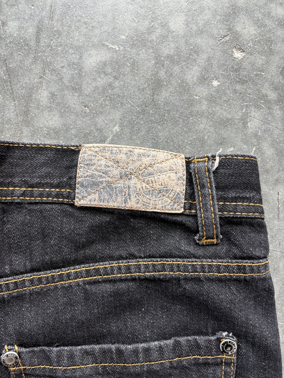 Akademiks Vintage Y2K Akademiks Baggy Black Denim Jeans 38x32 Size US 38 / EU 54 - 9 Thumbnail