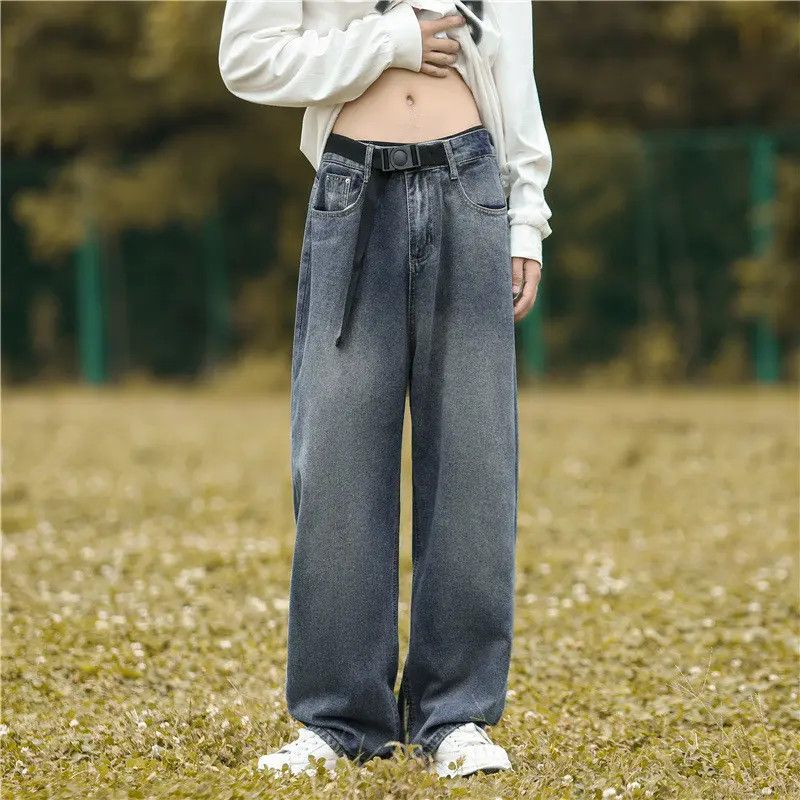 Japanese Brand × Jean Retro wide leg high street casual jeans Size US 32 / EU 48 - 6 Thumbnail