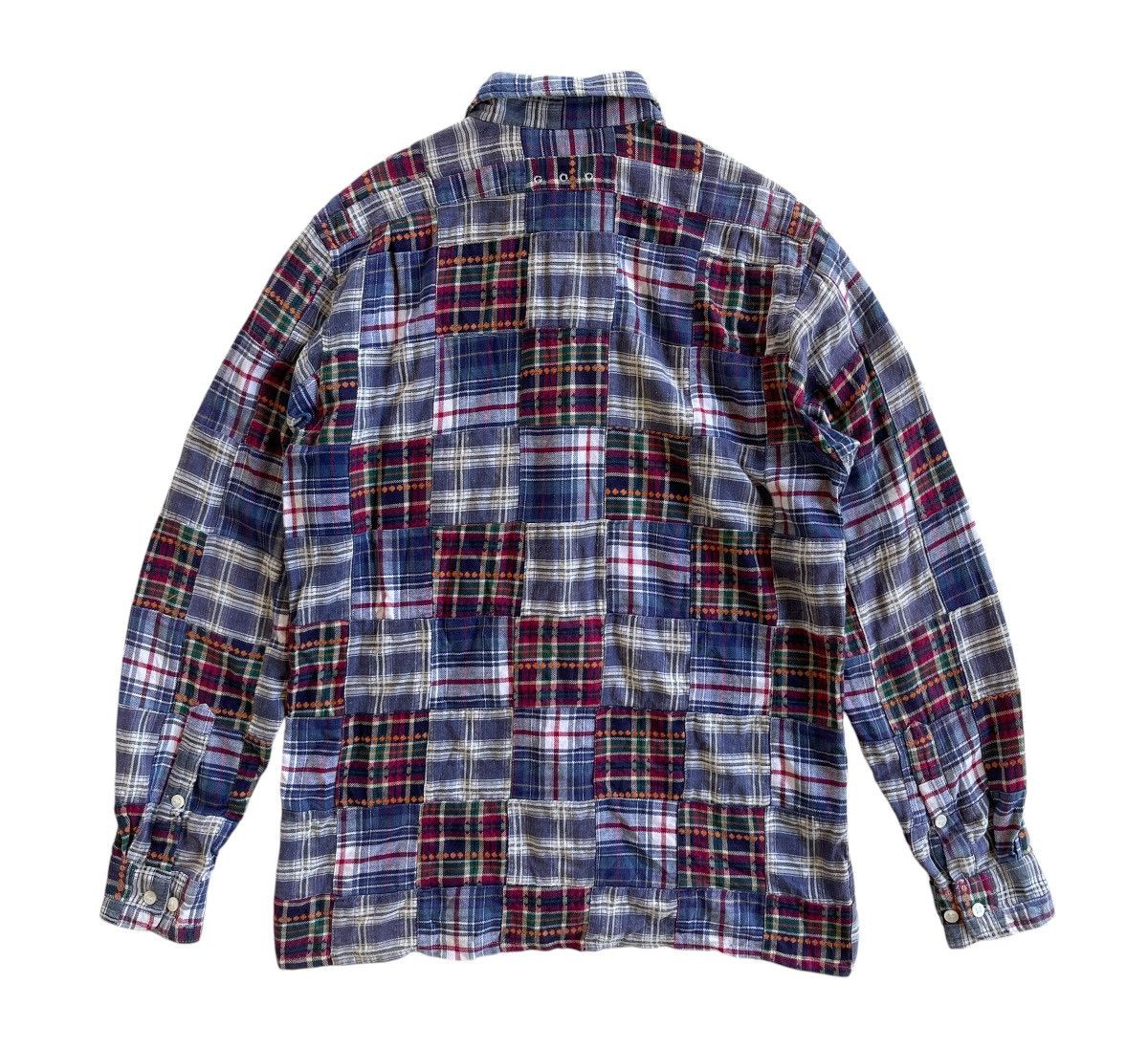 Flannel Mad Hectique Japan Patchwork Shirt Size US L / EU 52-54 / 3 - 3 Thumbnail