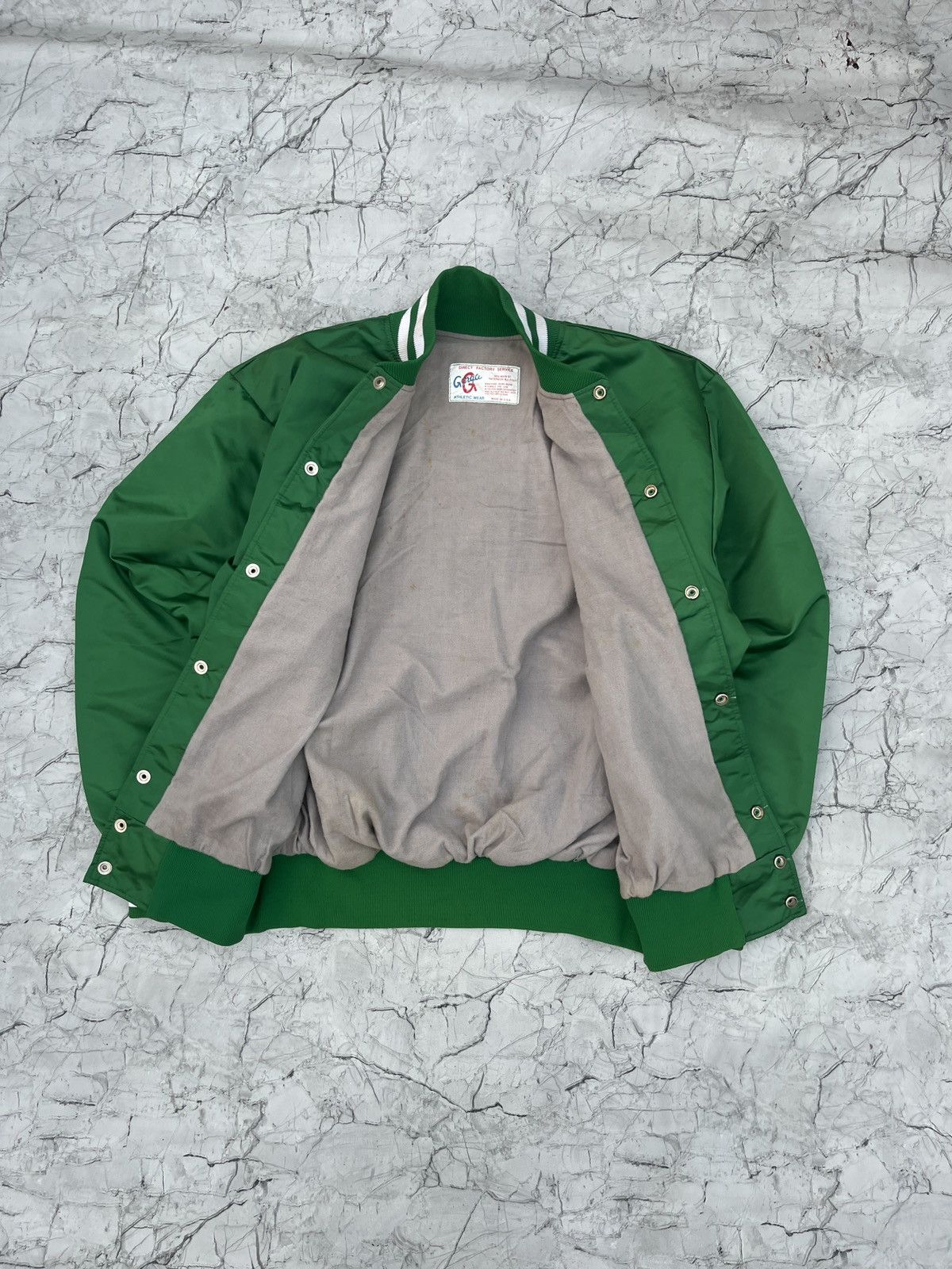 Vintage Vintage Green Gorga Athletic Coaches Jacket Size US XL / EU 56 / 4 - 3 Thumbnail