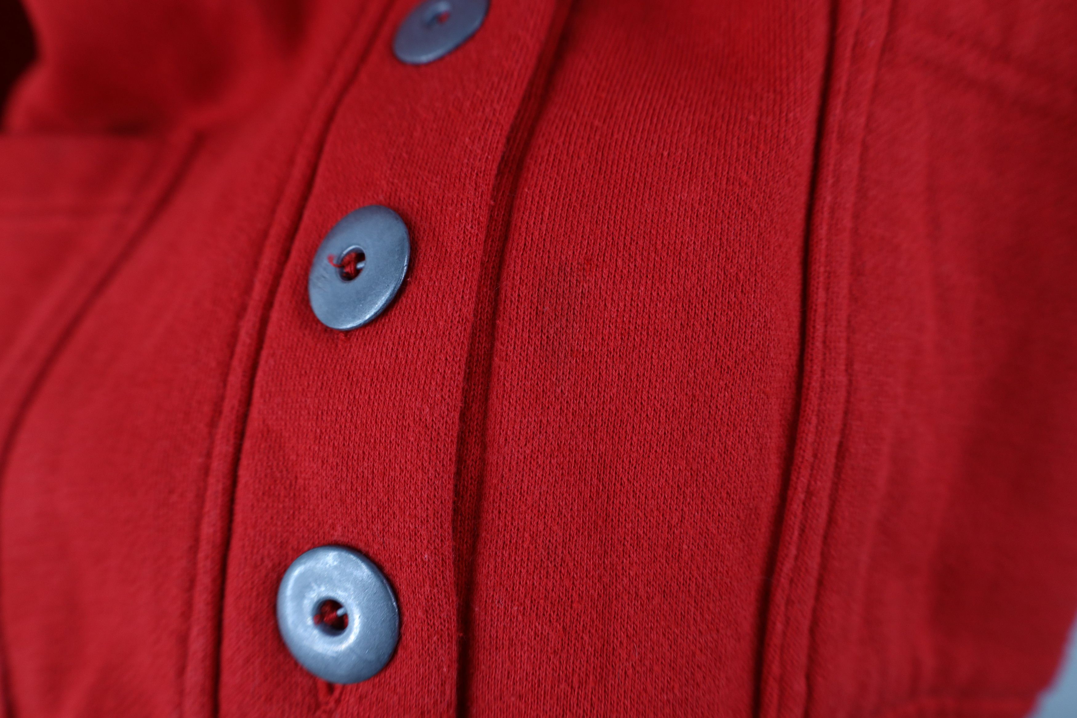 Vintage Vintage 90s Streetwear Button Cardigan Sweatshirt Red Size L / US 10 / IT 46 - 6 Thumbnail