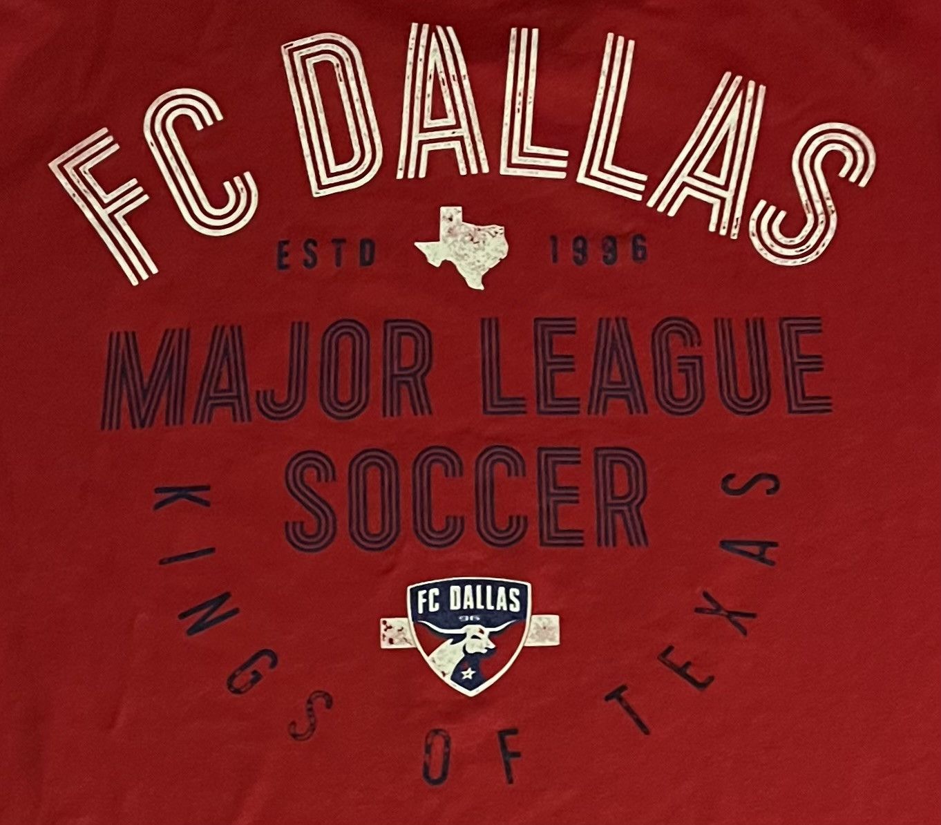 Adidas Adidas FC Dallas MLS Graphic Soccer T-Shirt Size US L / EU 52-54 / 3 - 4 Thumbnail