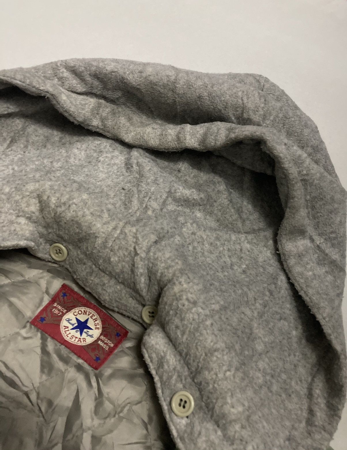 Converse Vintage Converse All Star Boston USA Hooded Bomber Jacket Size US L / EU 52-54 / 3 - 15 Thumbnail