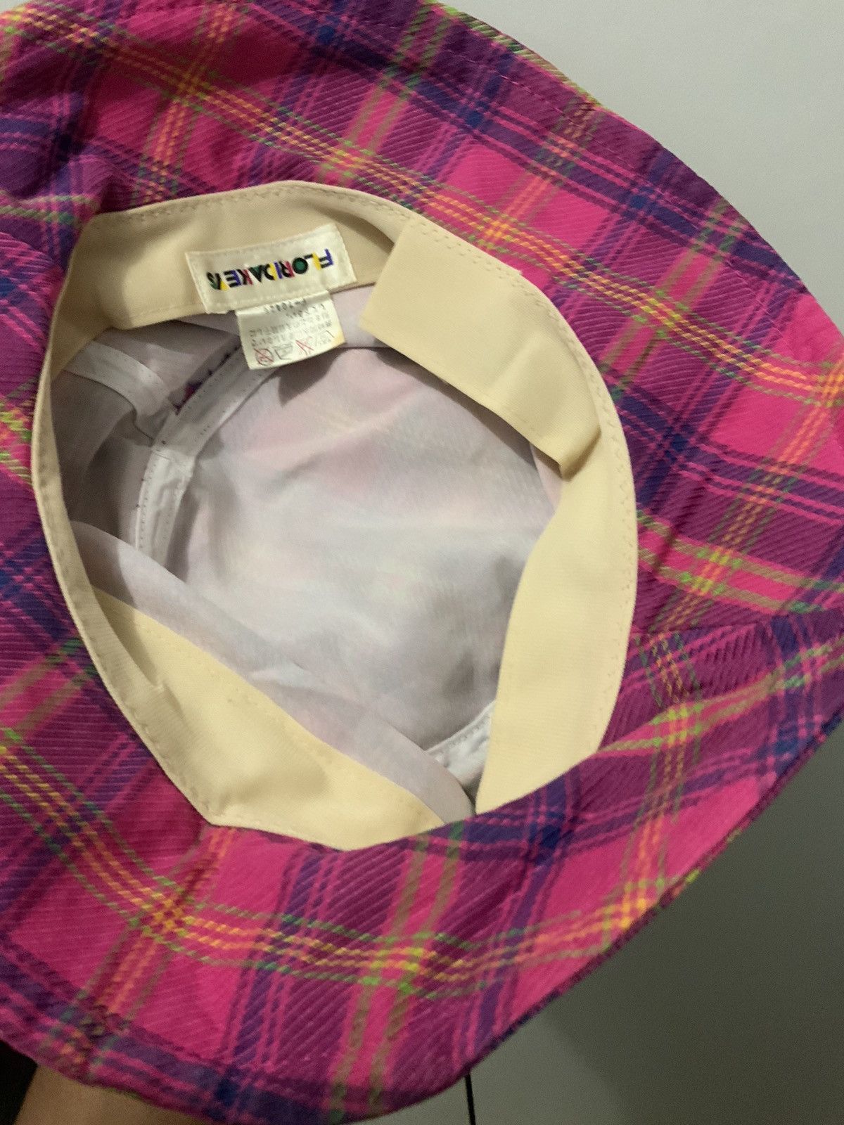 Japanese Brand Florida Keys Plaid Bucket Hat Size ONE SIZE - 9 Thumbnail