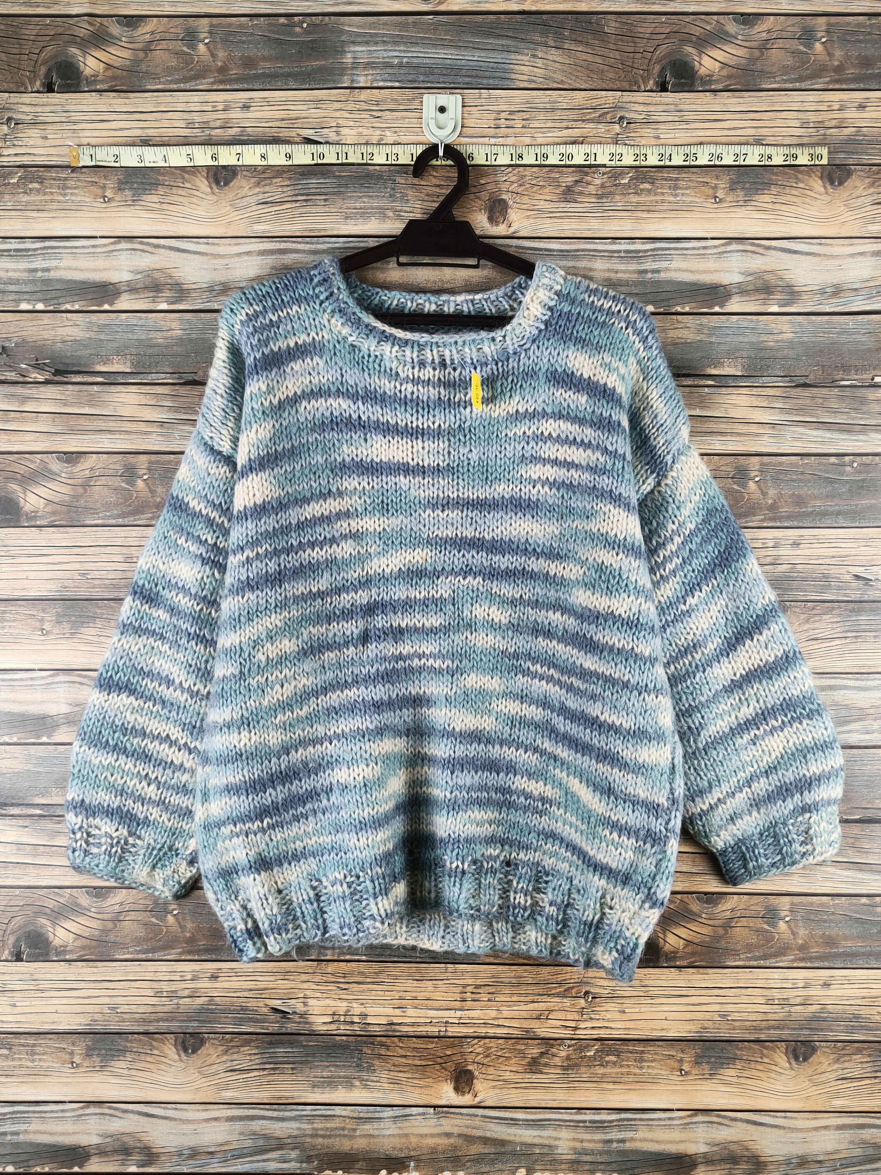 Japanese Brand DL Japan vintage Blue Knitwear Sweaters #46-574 Size US M / EU 48-50 / 2 - 1 Thumbnail