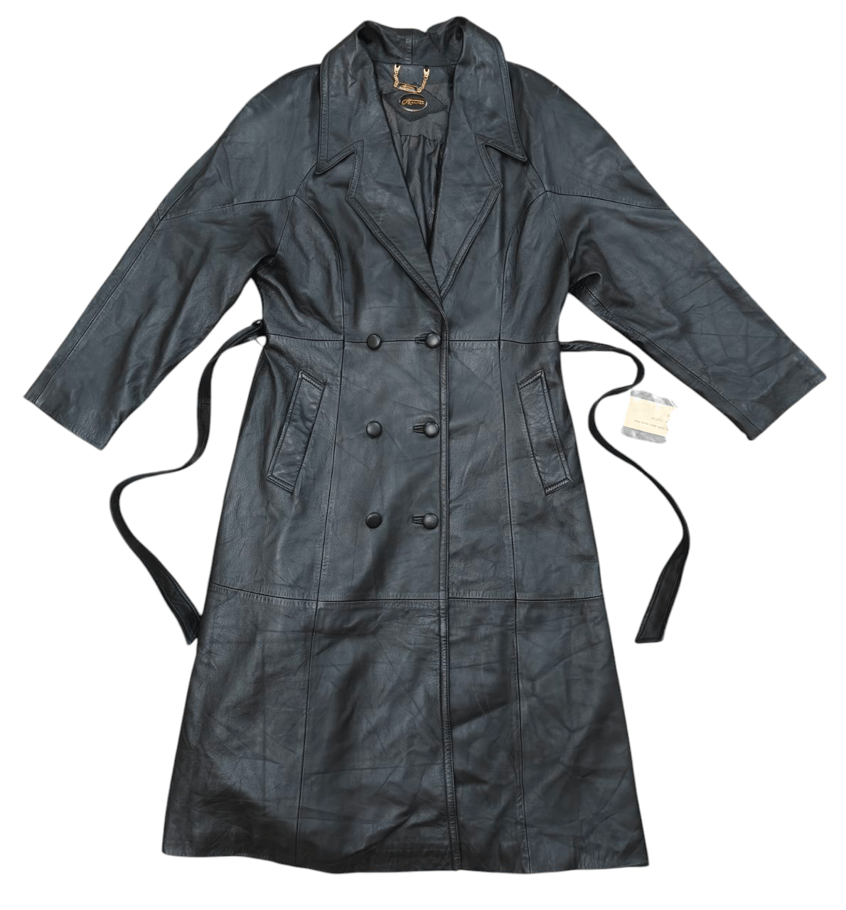 Japanese Brand NOS Vintage Hilton Japan Black Sheep Nappa Coat Size M / US 6-8 / IT 42-44 - 1 Thumbnail