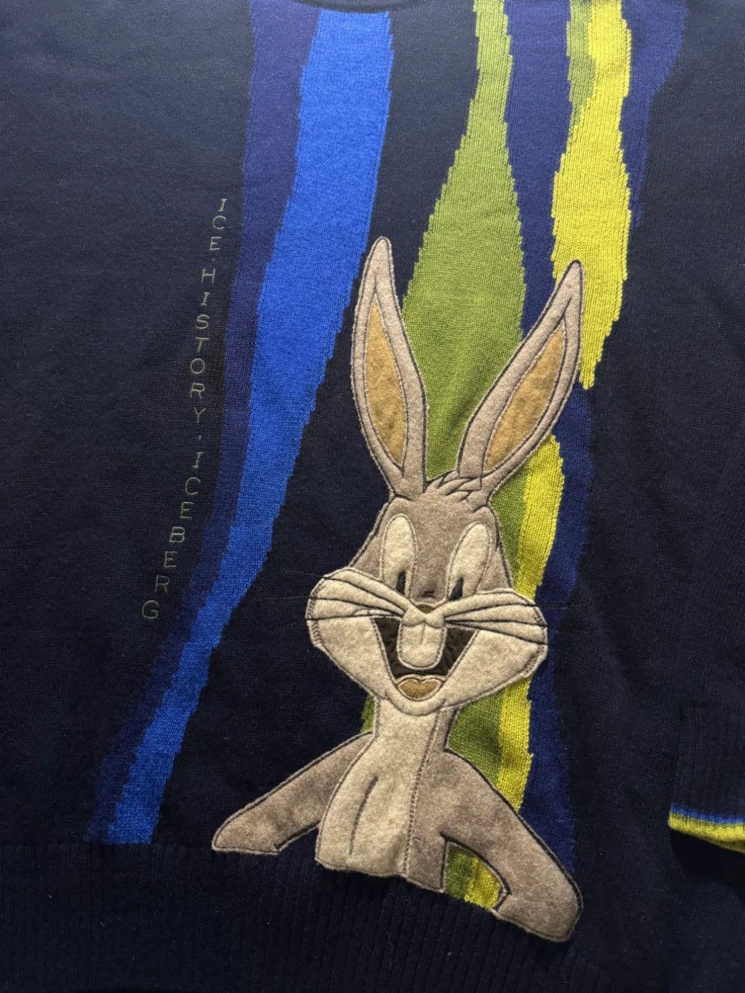 Iceberg Vintage 2000 Iceberg History Bugs Bunny Turtleneck Sweater Size US XL / EU 56 / 4 - 2 Thumbnail