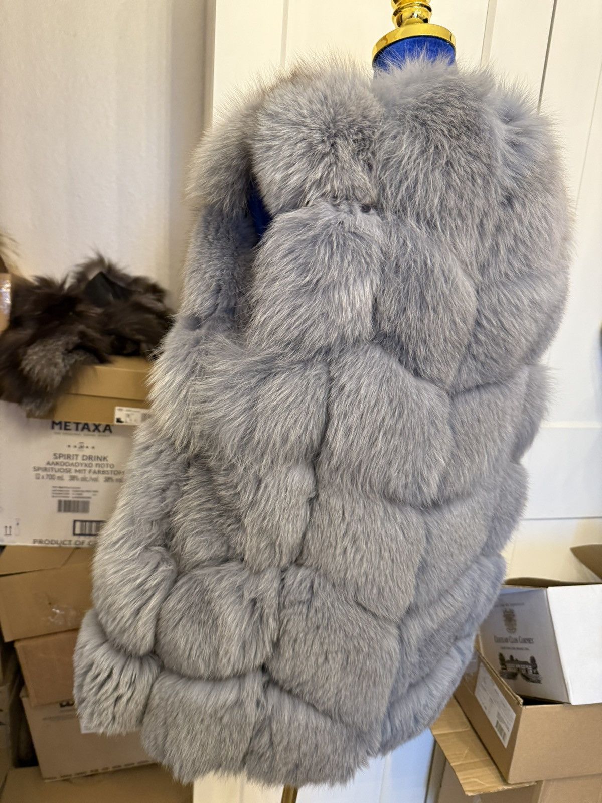 Vintage Fur fox veste Size M / US 6-8 / IT 42-44 - 2 Thumbnail