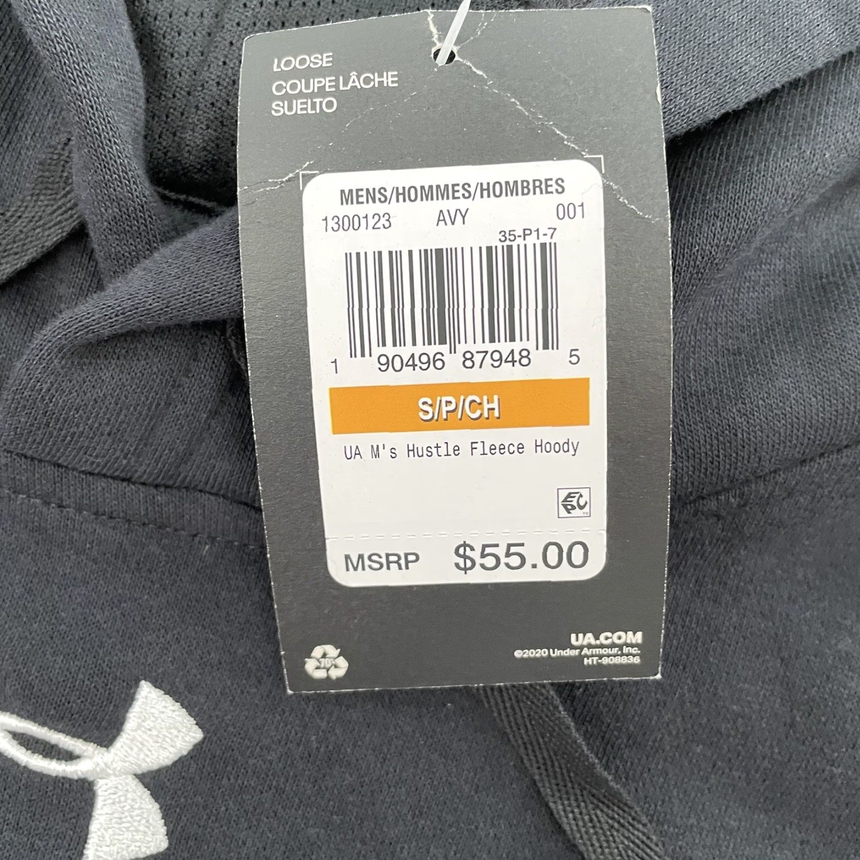 Under Armour Under Armour Black Small Mens Hooded Fleece Hustle Hoody Sweater It Takes Whatever Men Size US S / EU 44-46 / 1 - 4 Thumbnail