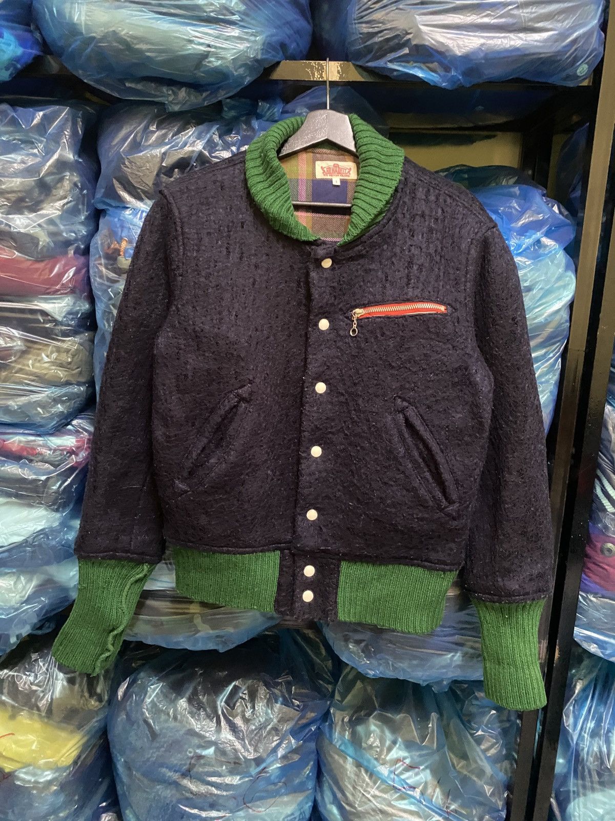 HOLLYWOOD RANCH MARKET VINTAGE 90S HR MARKET MOHAIR VARSITY JACKET MADE IN JAPAN Size US S / EU 44-46 / 1 - 1 Thumbnail