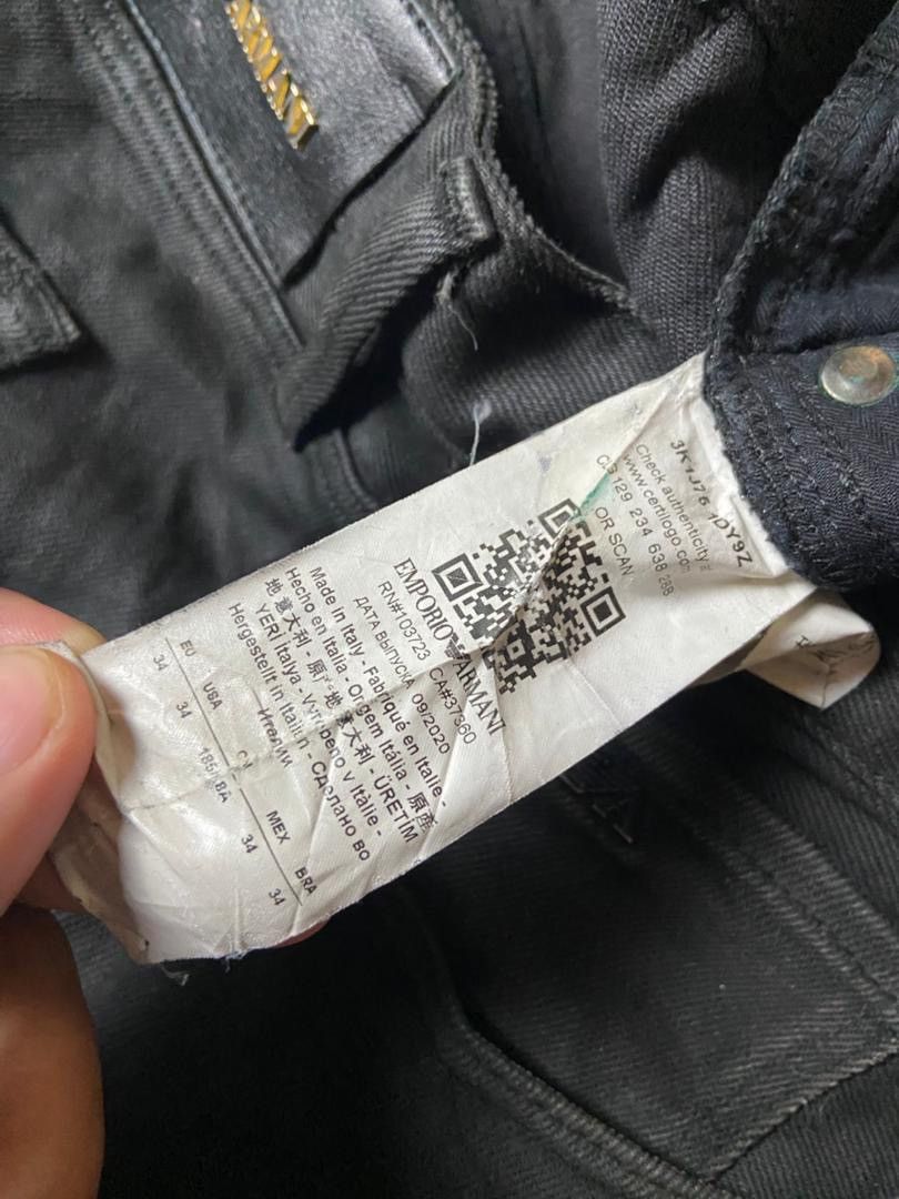 Emporio Armani Vintage Emporio Armani Regular Jeans (177) Size US 35 - 4 Thumbnail