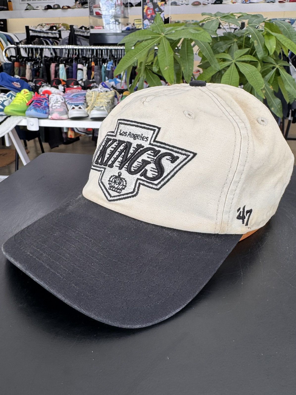 NHL 90s NHL Los Angeles LA Kings Pinch Hockey Snapback Size ONE SIZE - 1 Thumbnail