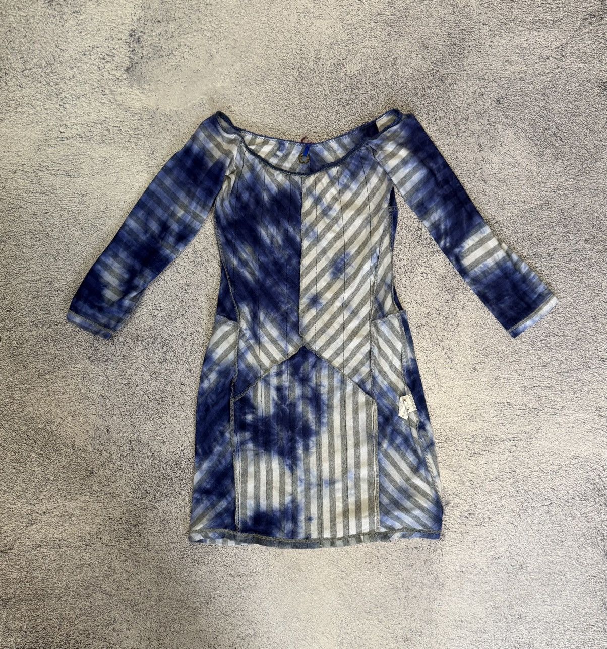 Other Save The Queen Dress Y2K Avant Garde Mesh Italy XS S Tie Dye Size XS / US 0-2 / IT 36-38 - 4 Thumbnail
