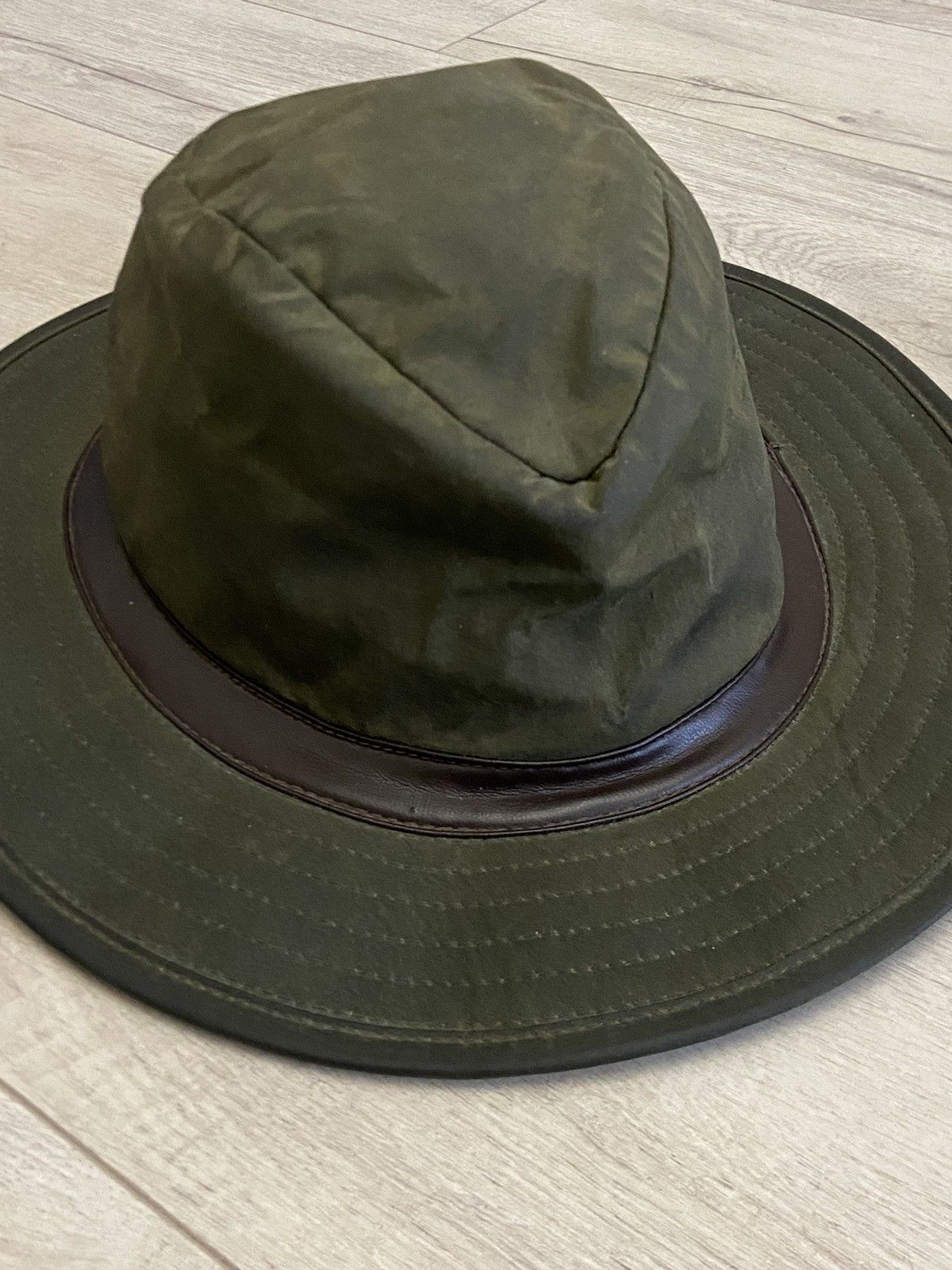 Barbour Vintage 90s Barbour Bucket Cap Hat Streetwear Нуре Size ONE SIZE - 2 Thumbnail