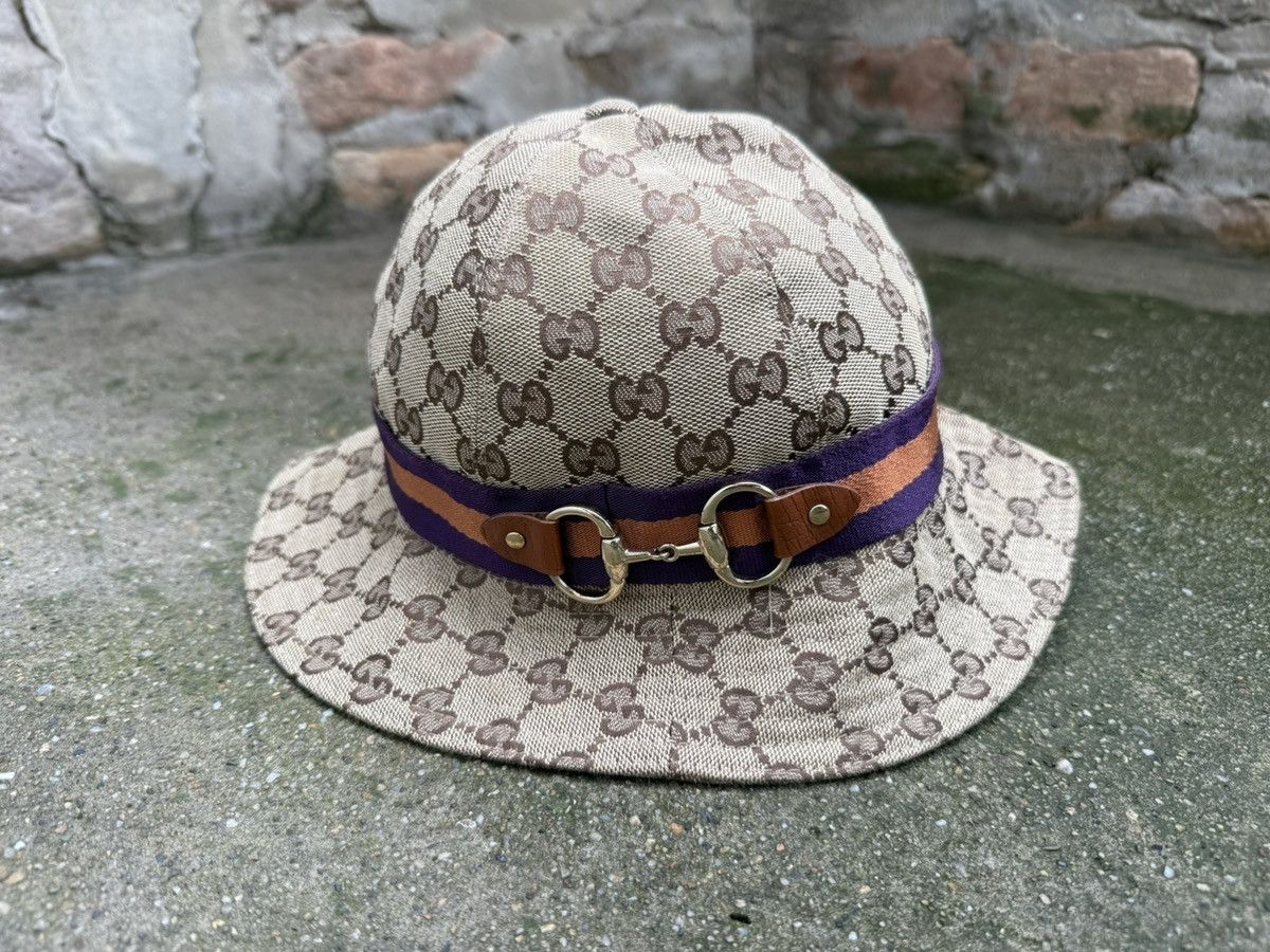 Gucci ✨Gucci✨Canvas Hat w/Monogram and Horse Bit Size Medium... Size ONE SIZE - 1 Thumbnail