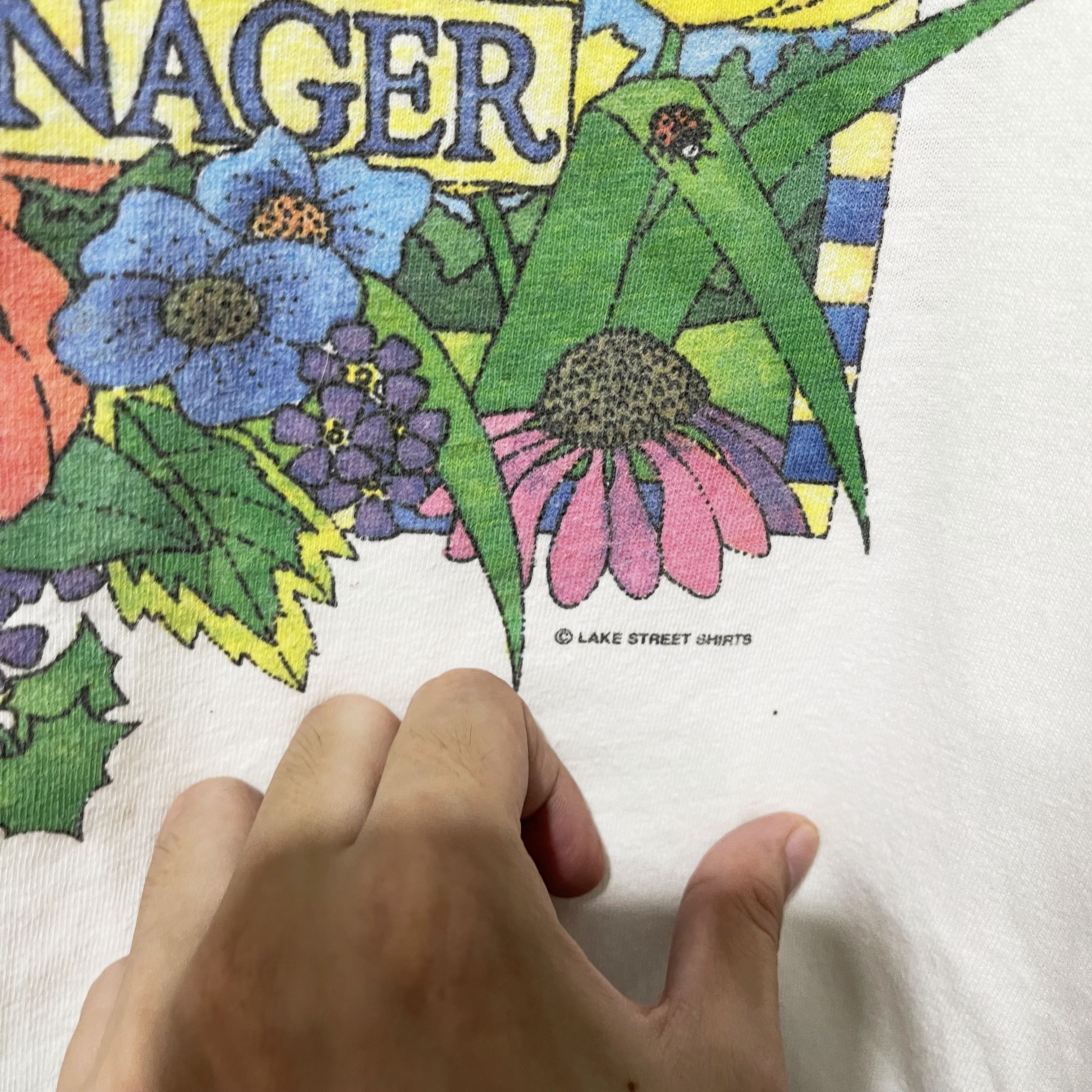 Vintage Vintage 90s “Plant Manager” T-Shirt Size US L / EU 52-54 / 3 - 3 Thumbnail