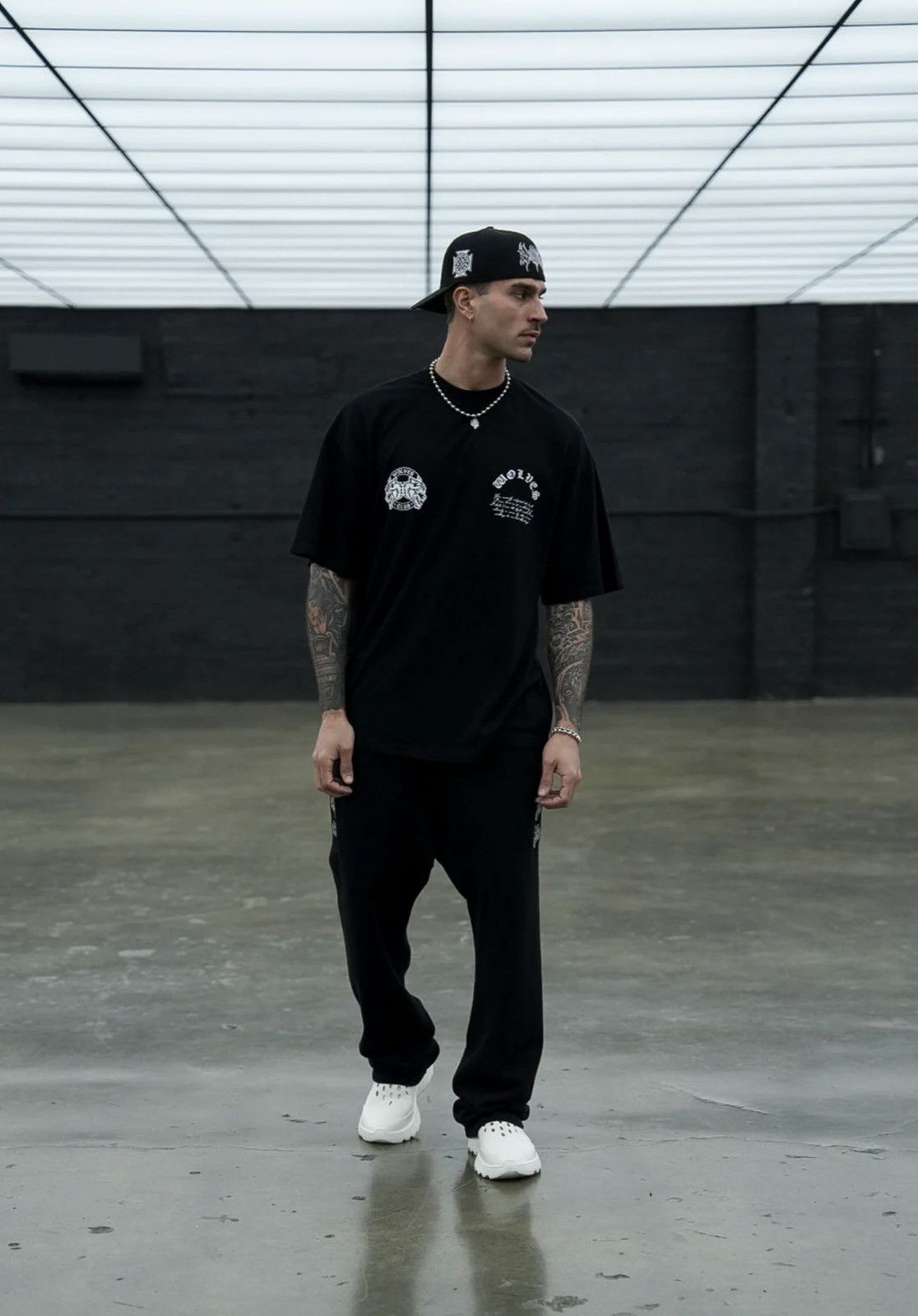 Darc Sport BORN IN IT V2 "PREMIUM" OVERSIZED TEE IN BLACK Size US XL / EU 56 / 4 - 3 Thumbnail