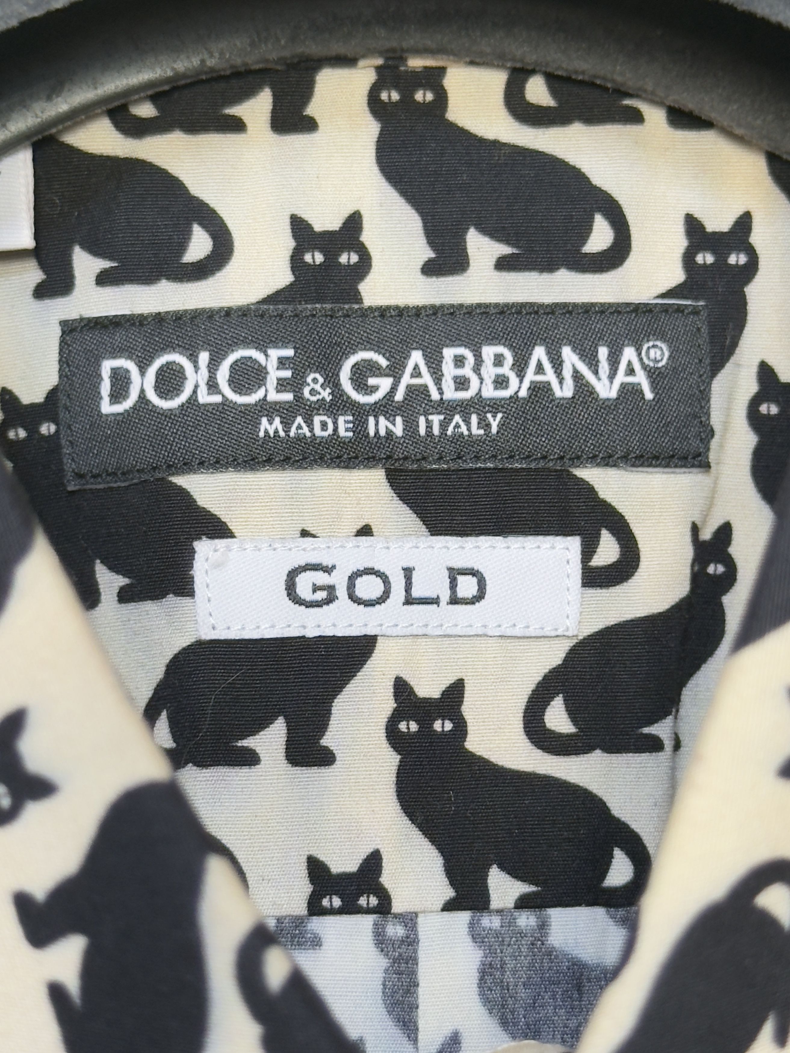 Dolce & Gabbana 🔥 Dolce gabbana shirt black cat print size S Size US S / EU 44-46 / 1 - 6 Thumbnail