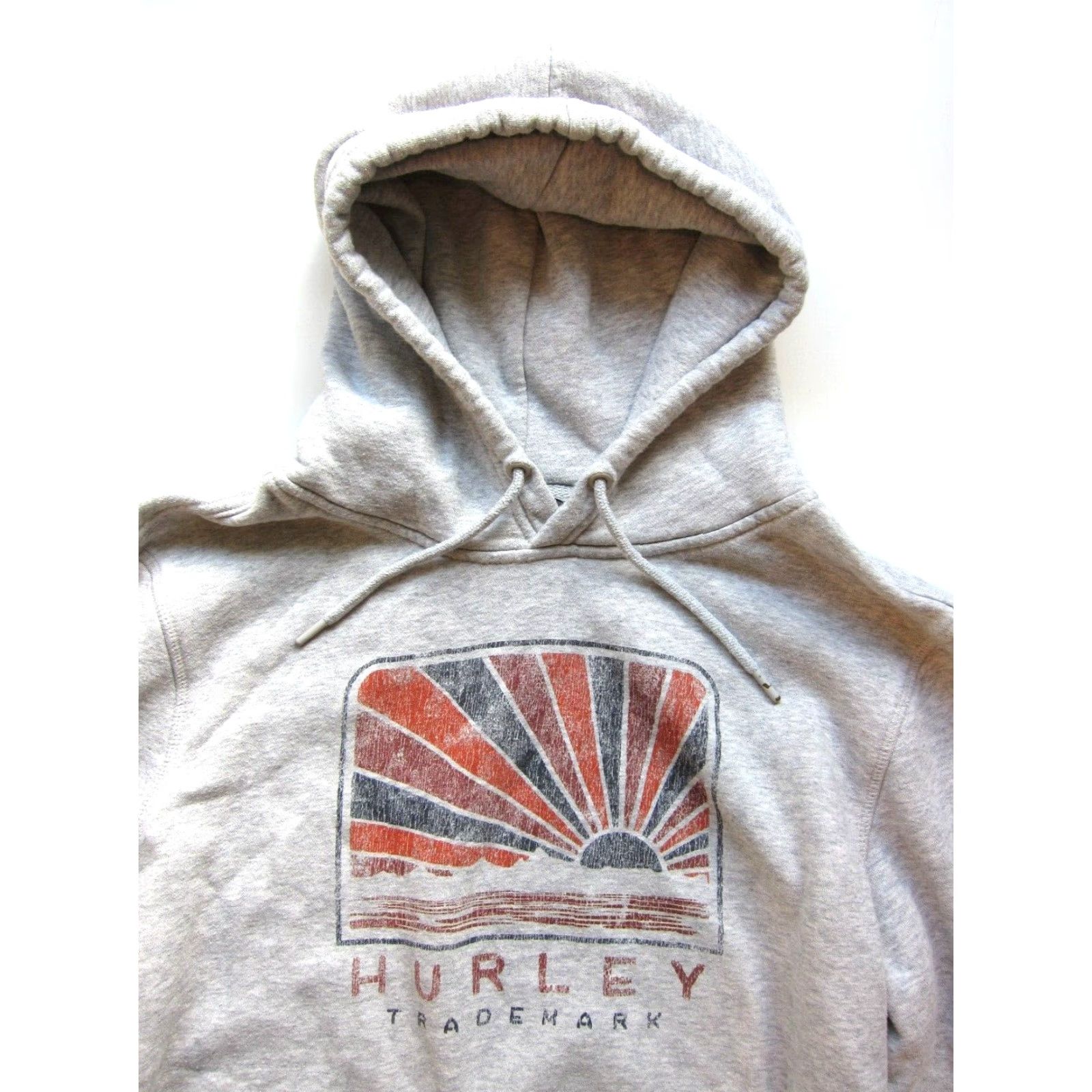 Hurley Hurley Hoodie Main Selling Point Cotton Grey Orange Black Sun Trademark Pocket Fleece Pullover M Men Adult Hoodie Size US M / EU 48-50 / 2 - 4 Thumbnail
