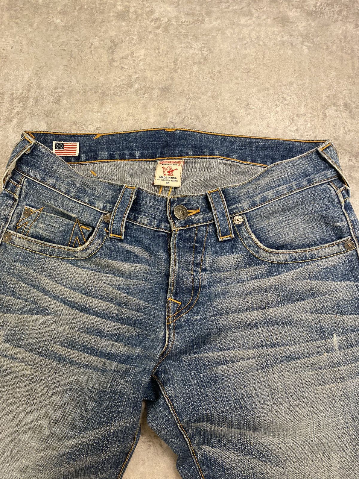 image of Vintage True Religion Jeans in Blue, Men's (Size 30)