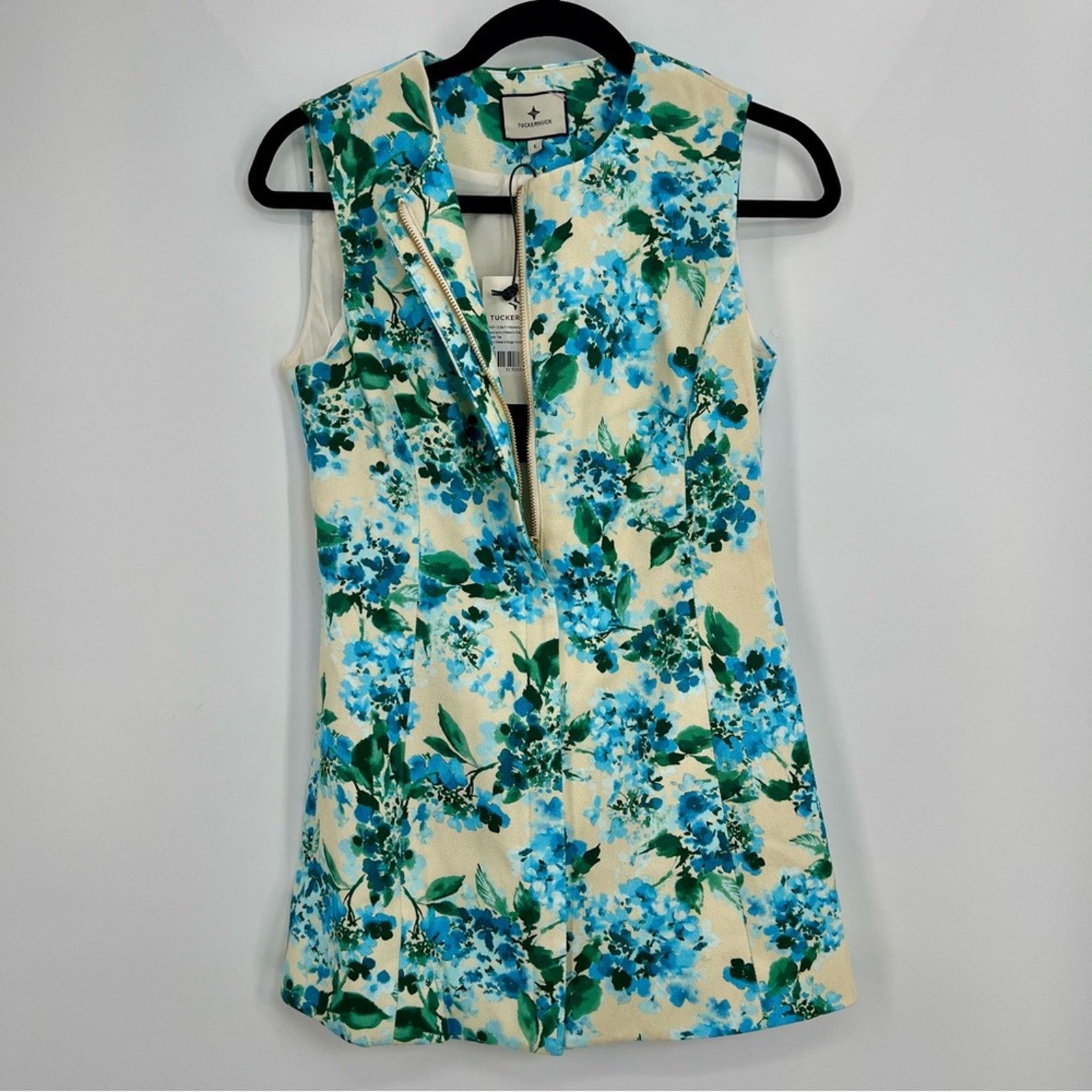 Designers Remix Tuckernuck Water's Edge Hydrangea Rhoda Tunic Top Painterly Size S / US 4 / IT 40 - 5 Thumbnail