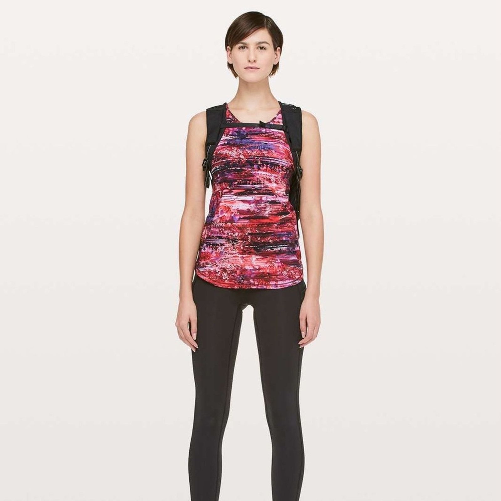 Lululemon Lululemon Sculpt Tank II in Dahliascape Multi / Black size 4 Size S / US 4 / IT 40 - 10 Thumbnail