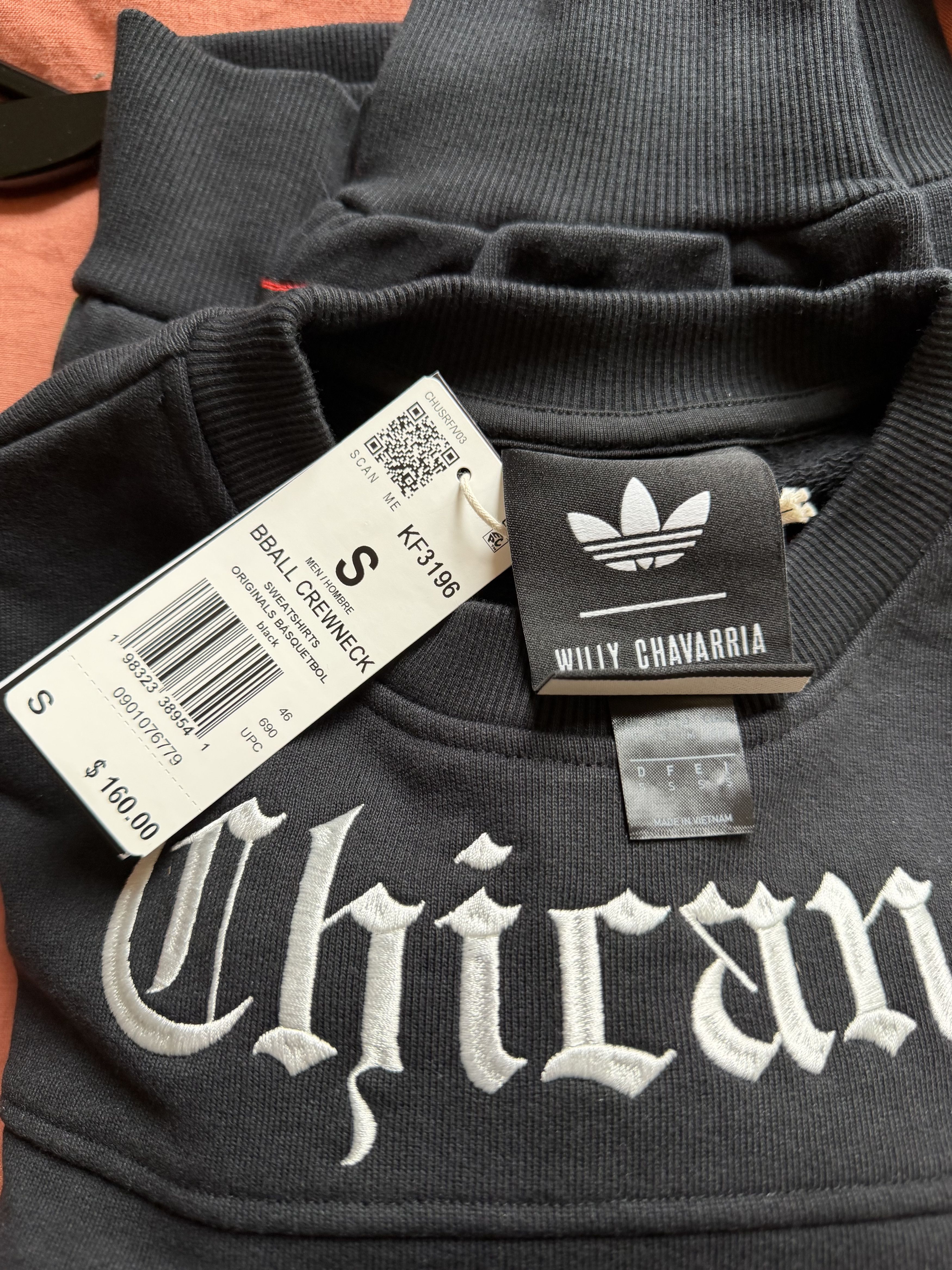 Willy Chavarria Adidas Chicano Sweatshirt in Black
