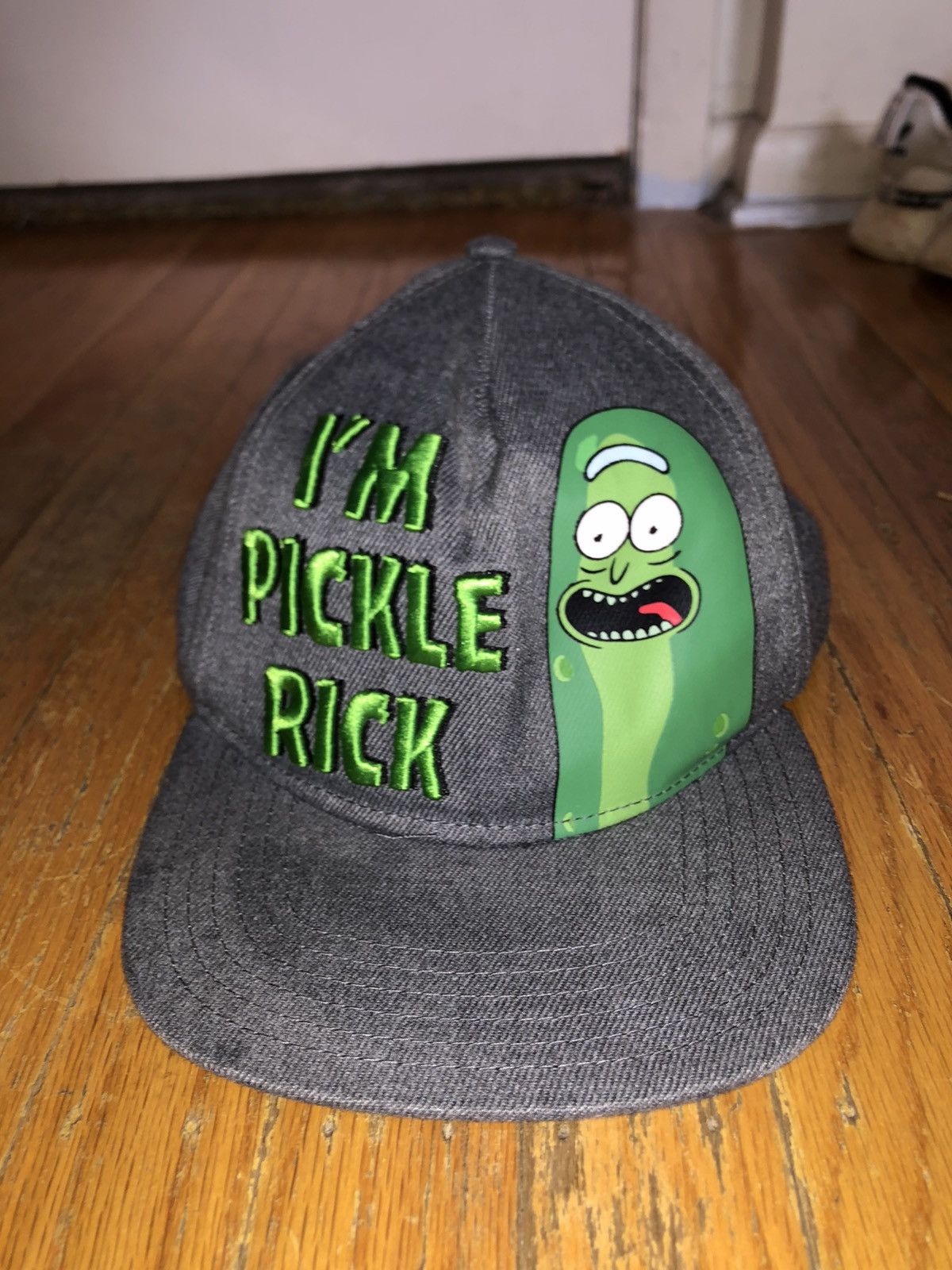 Vintage Pickle Rick Hat Size ONE SIZE - 1 Thumbnail