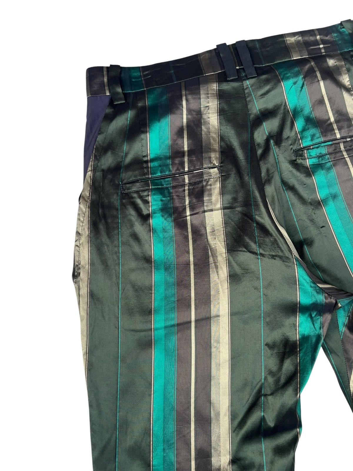 Cristaseya SISE Japan Triacetate + Silk Psychedelic Trouser Pant Size US 31 - 17 Thumbnail
