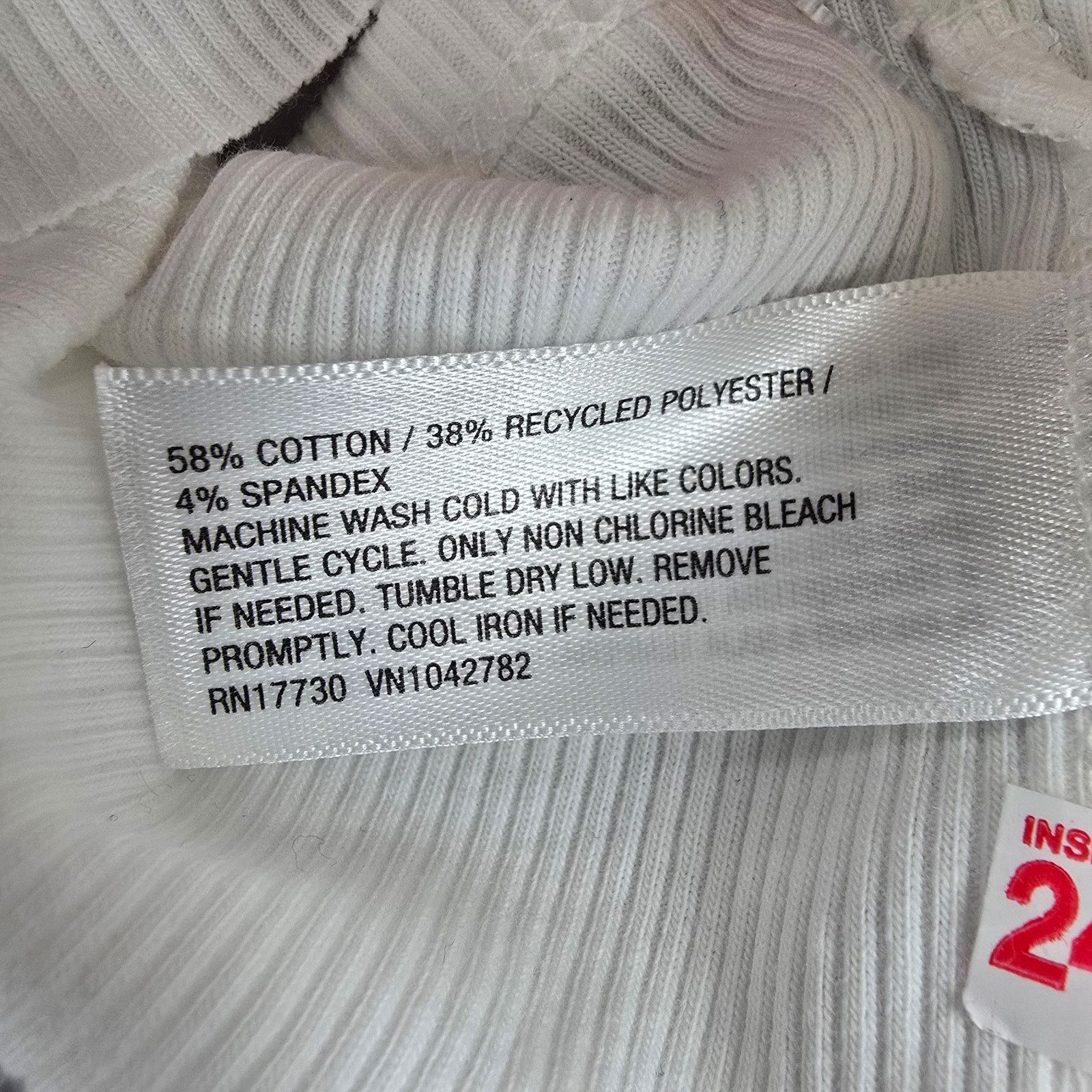 Other Wild Fable White Ribbed Sleeveless Tank Top XXS Size XXS / US 00 / IT 34 - 4 Thumbnail