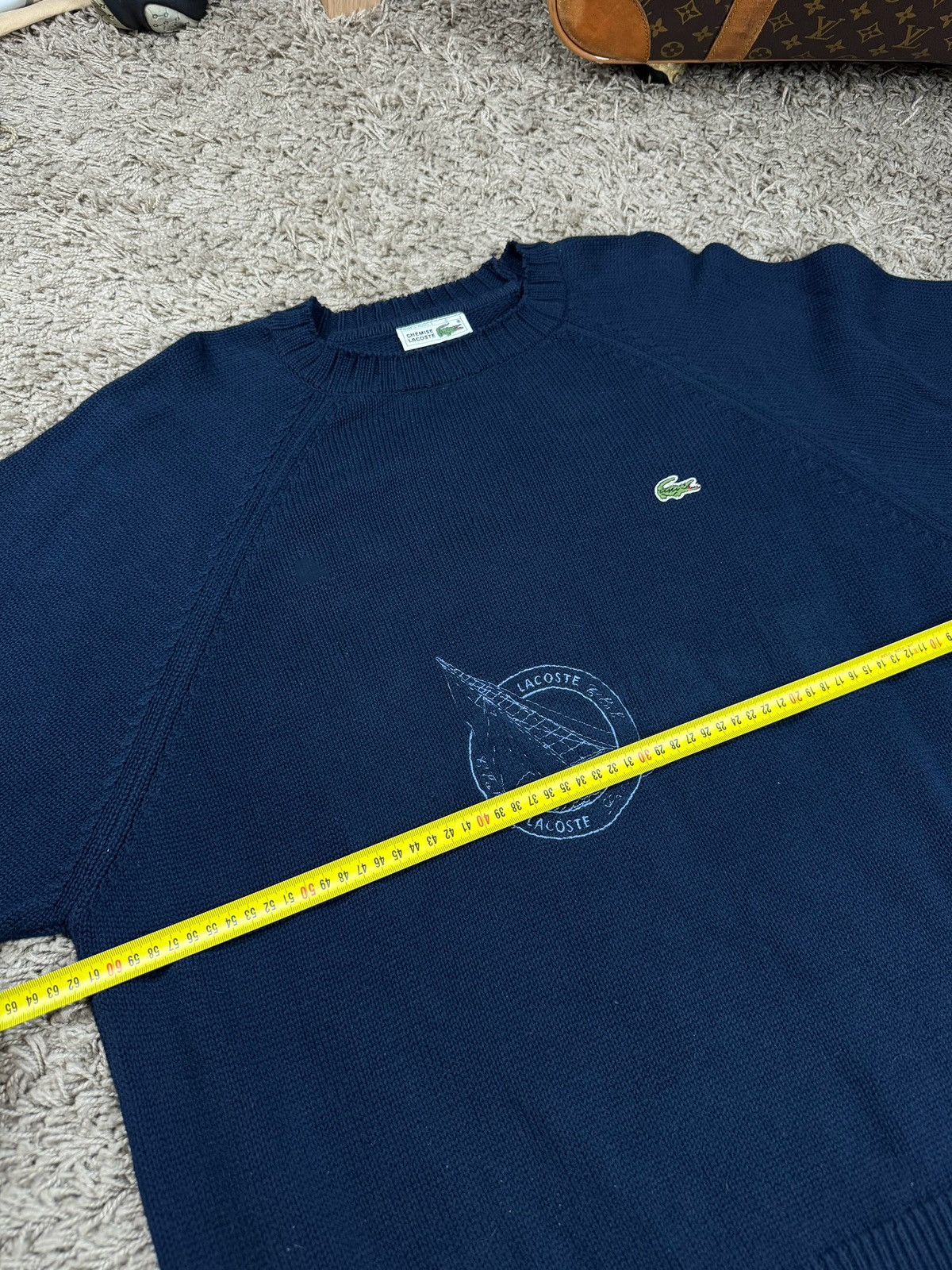 Lacoste Vintage sweater Lacoste original casual streetwear item Size US XL / EU 56 / 4 - 5 Thumbnail