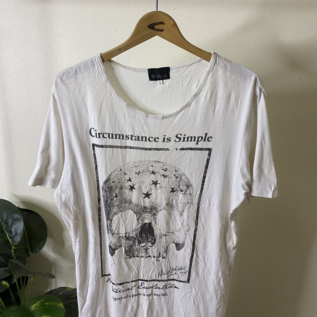 Takeo Kikuchi TK Skulls Cyber Gothic Punk Ifsixwasnine PPFM Hysterics Tee Size US M / EU 48-50 / 2 - 2 Thumbnail