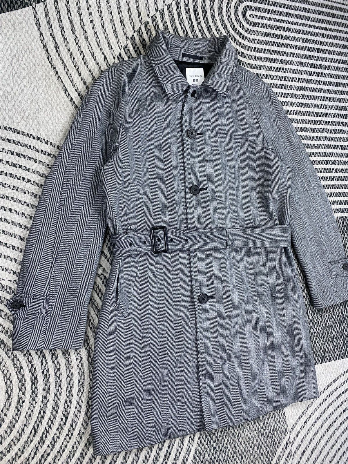 Uniqlo Vintage Uniqlo X Jwanderson Rare Button With Belted Jacket Size US M / EU 48-50 / 2 - 3 Thumbnail