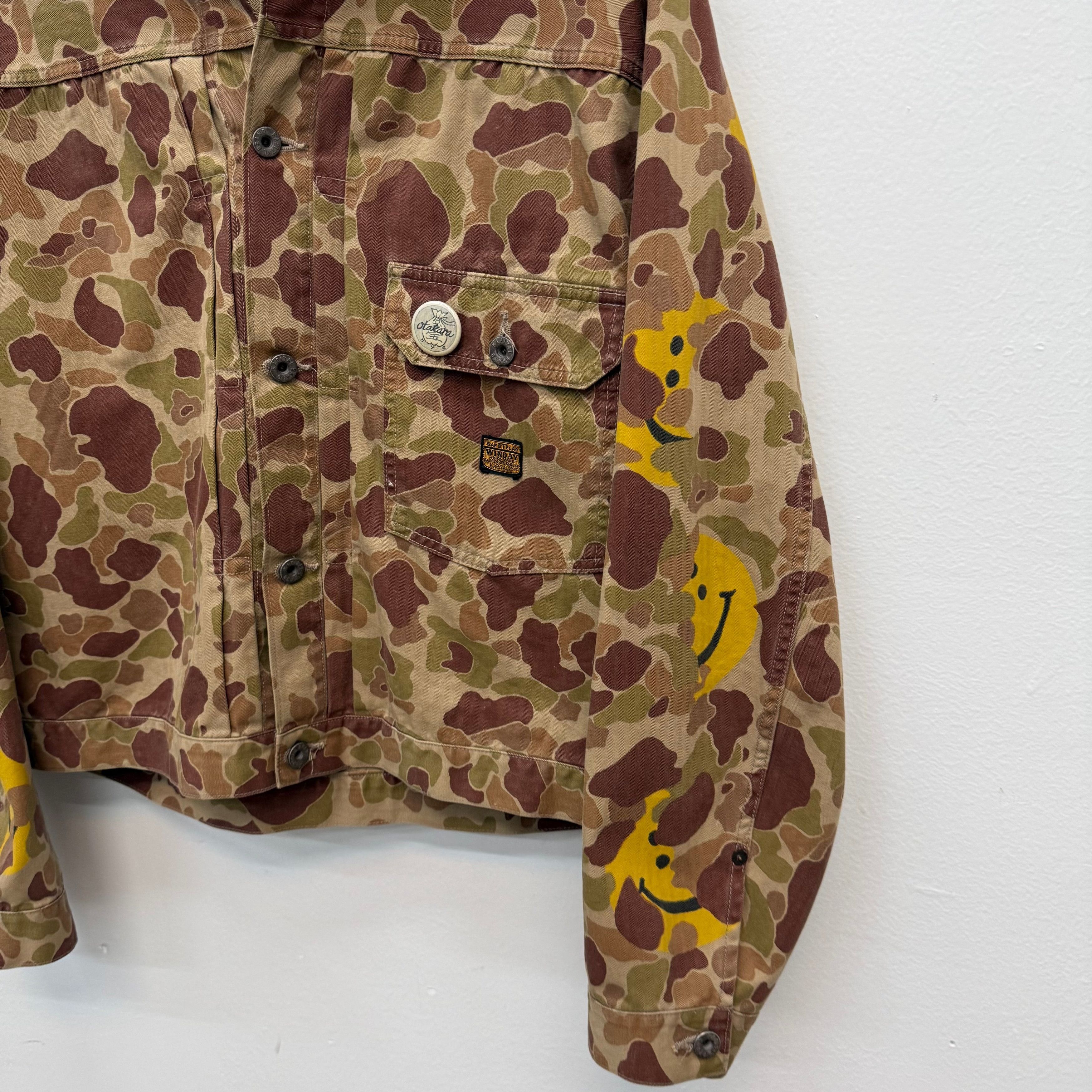 Kapital Kapital Herringbone Camo Happy Jacket - Size 4 (M) Size US M / EU 48-50 / 2 - 3 Thumbnail