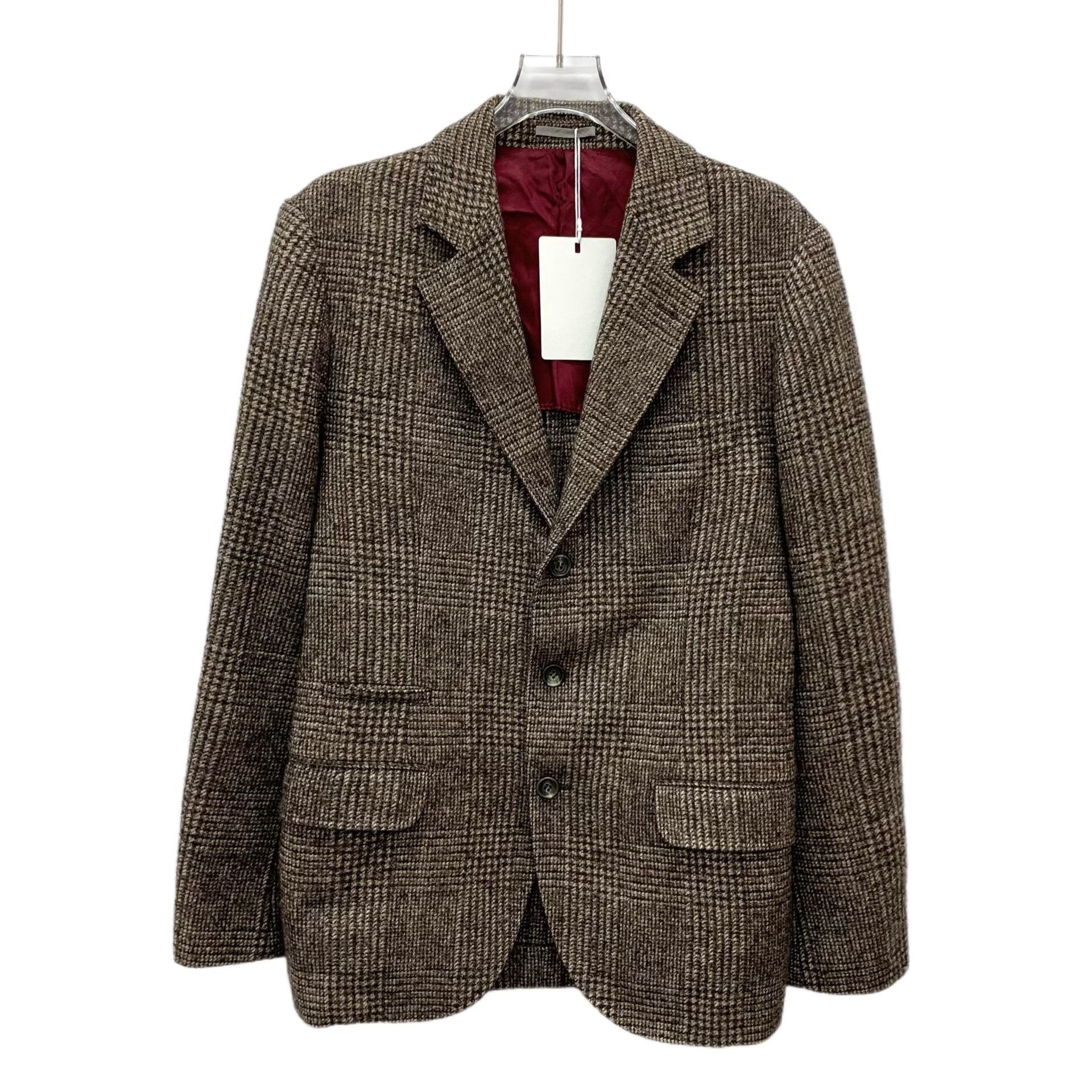 Brunello Cucinelli Brunello Cucinelli Alpaca Blend Houndstooth Blazer 46 Size 36R - 1 Thumbnail