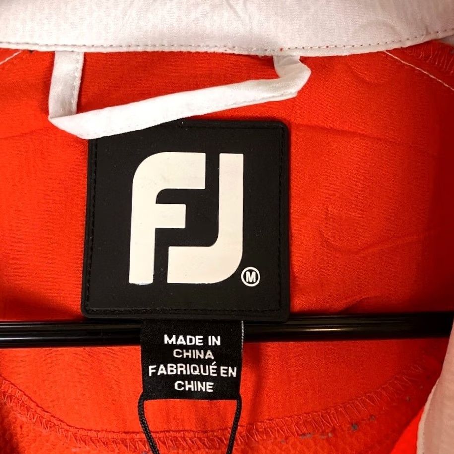 Footjoy Footjoy Men Jacket Orange 1/4 Zip Performance Athletic One Tree Golf Club Logo M Jacket Mens Orange 1/4 Zip Athletic Track Jacket Golf Logo Size US M / EU 48-50 / 2 - 6 Thumbnail